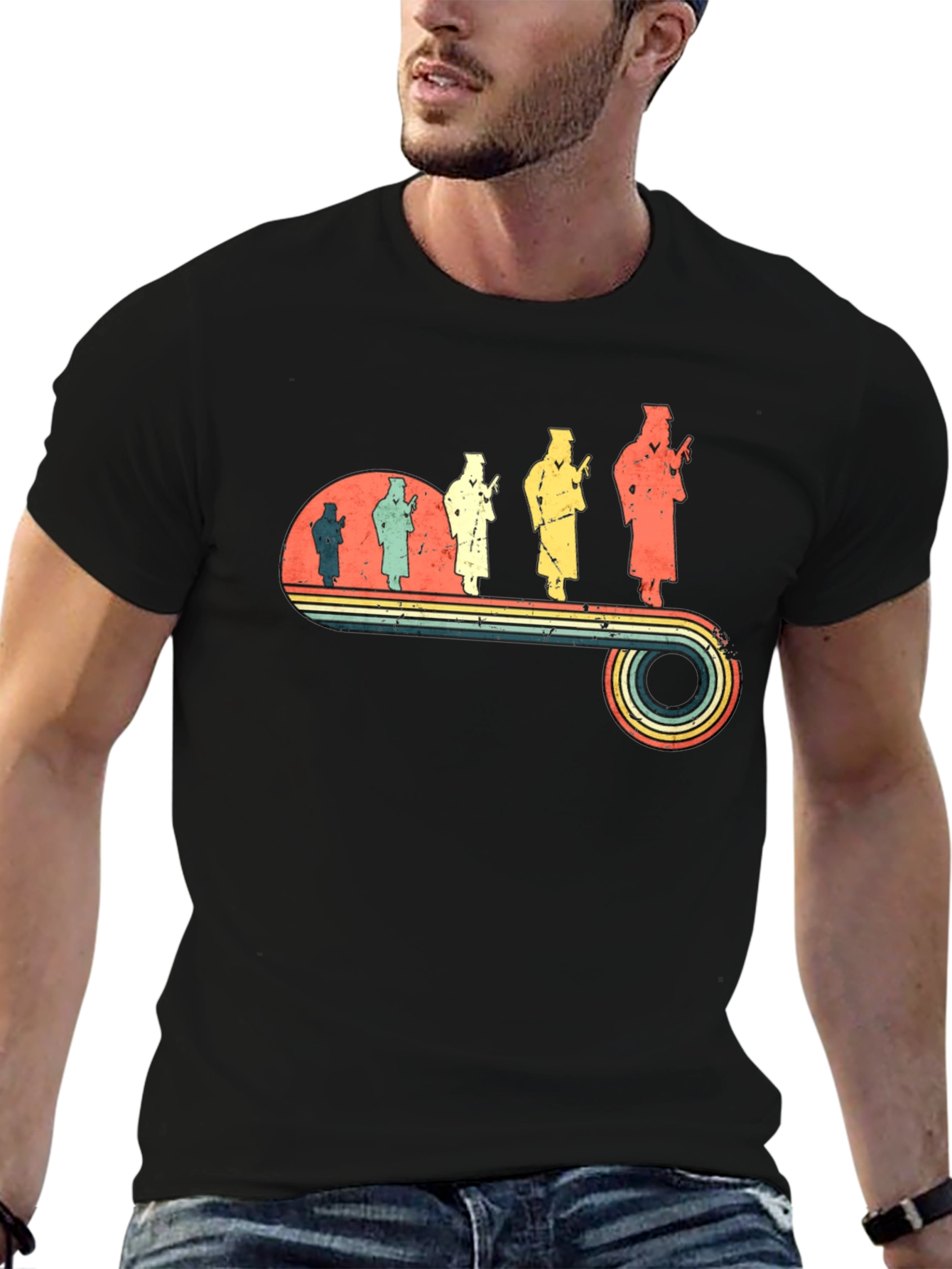 Retro Graduation Evolution T-Shirt