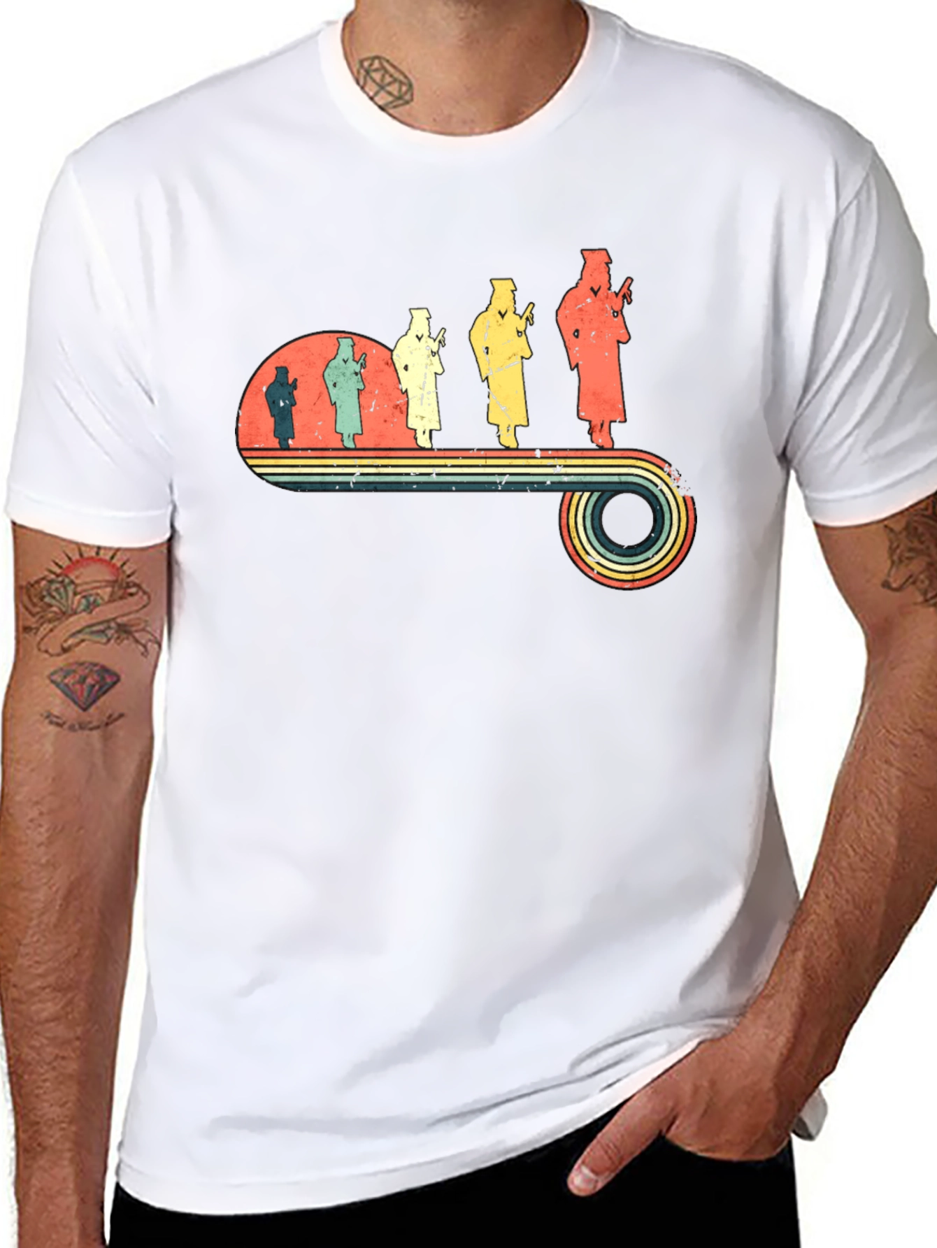 Retro Graduation Evolution T-Shirt