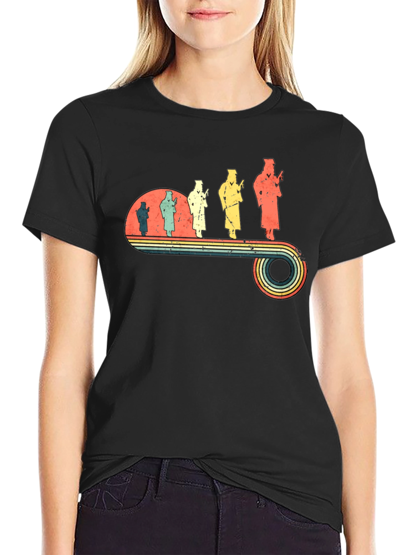 Retro Graduation Evolution T-Shirt