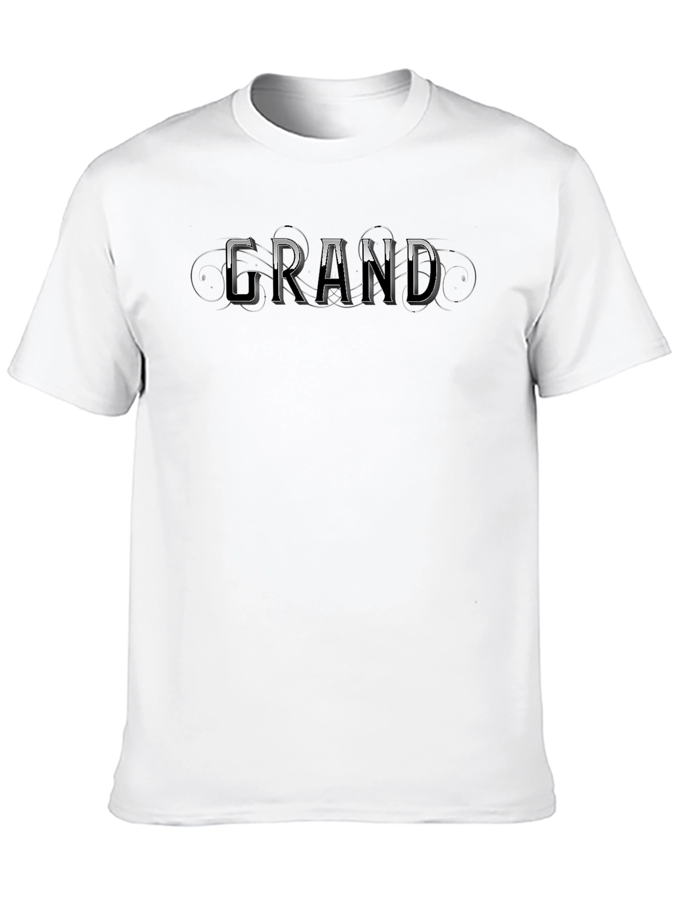 Grand Graphic Black T-Shirt - Menswear