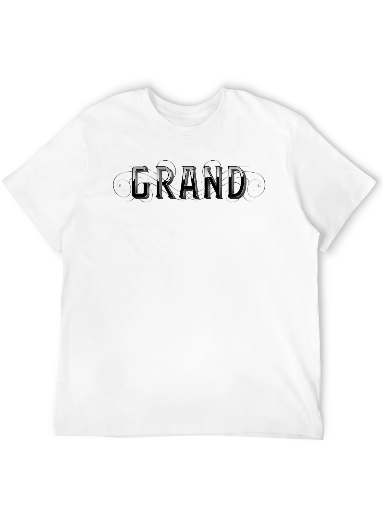 Grand Graphic Black T-Shirt - Menswear
