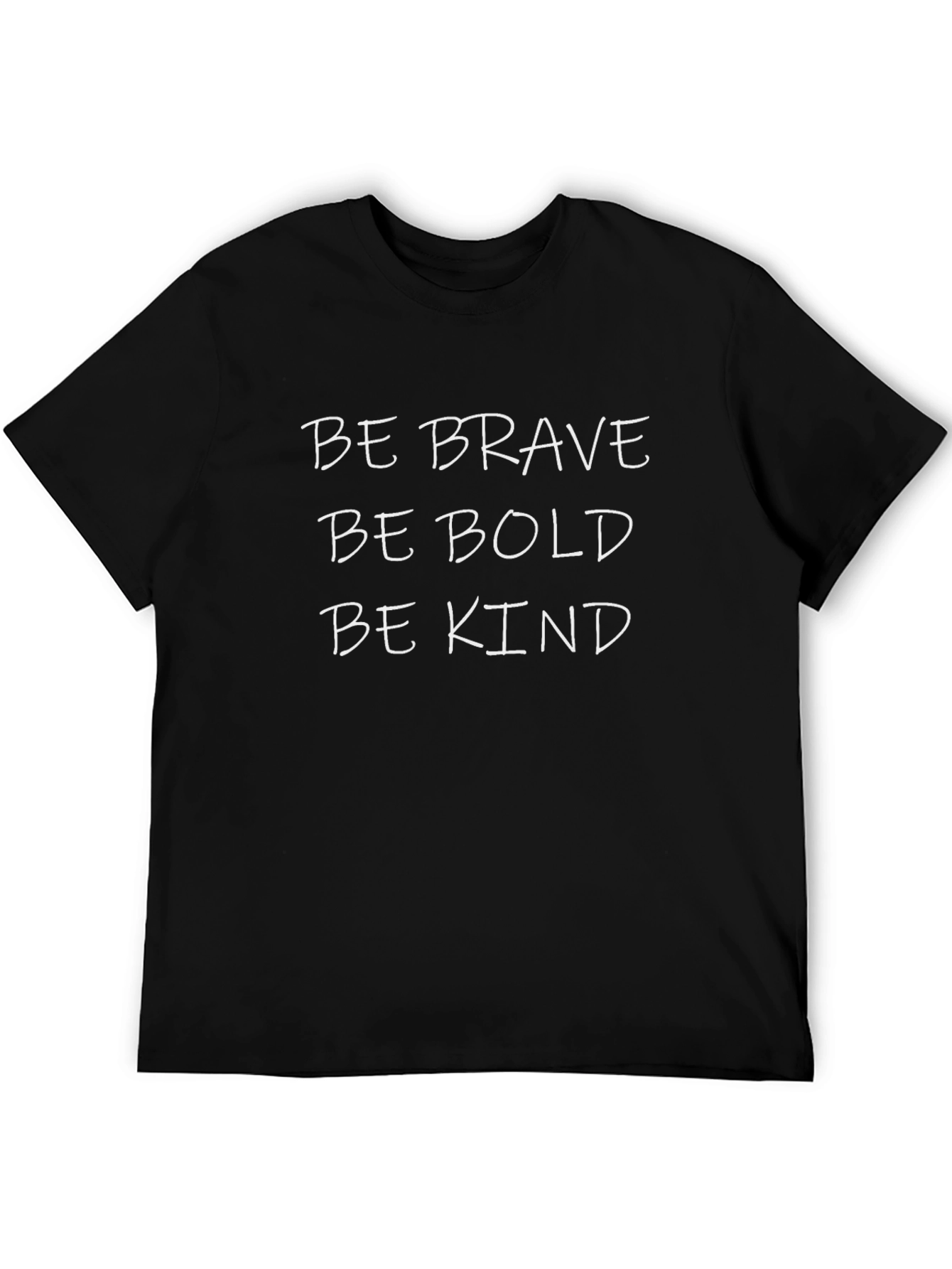 Be Brave Be Bold Be Kind Black Graphic Tee