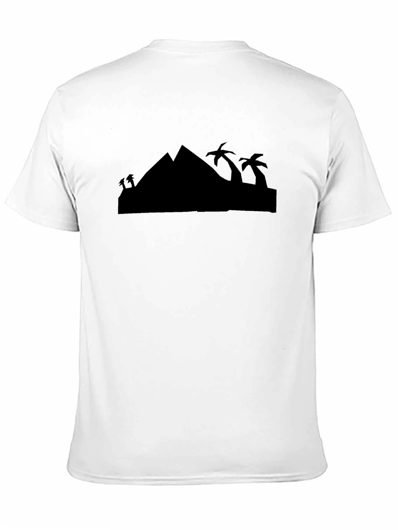 Black Pyramid & Palm Tree Graphic Tee