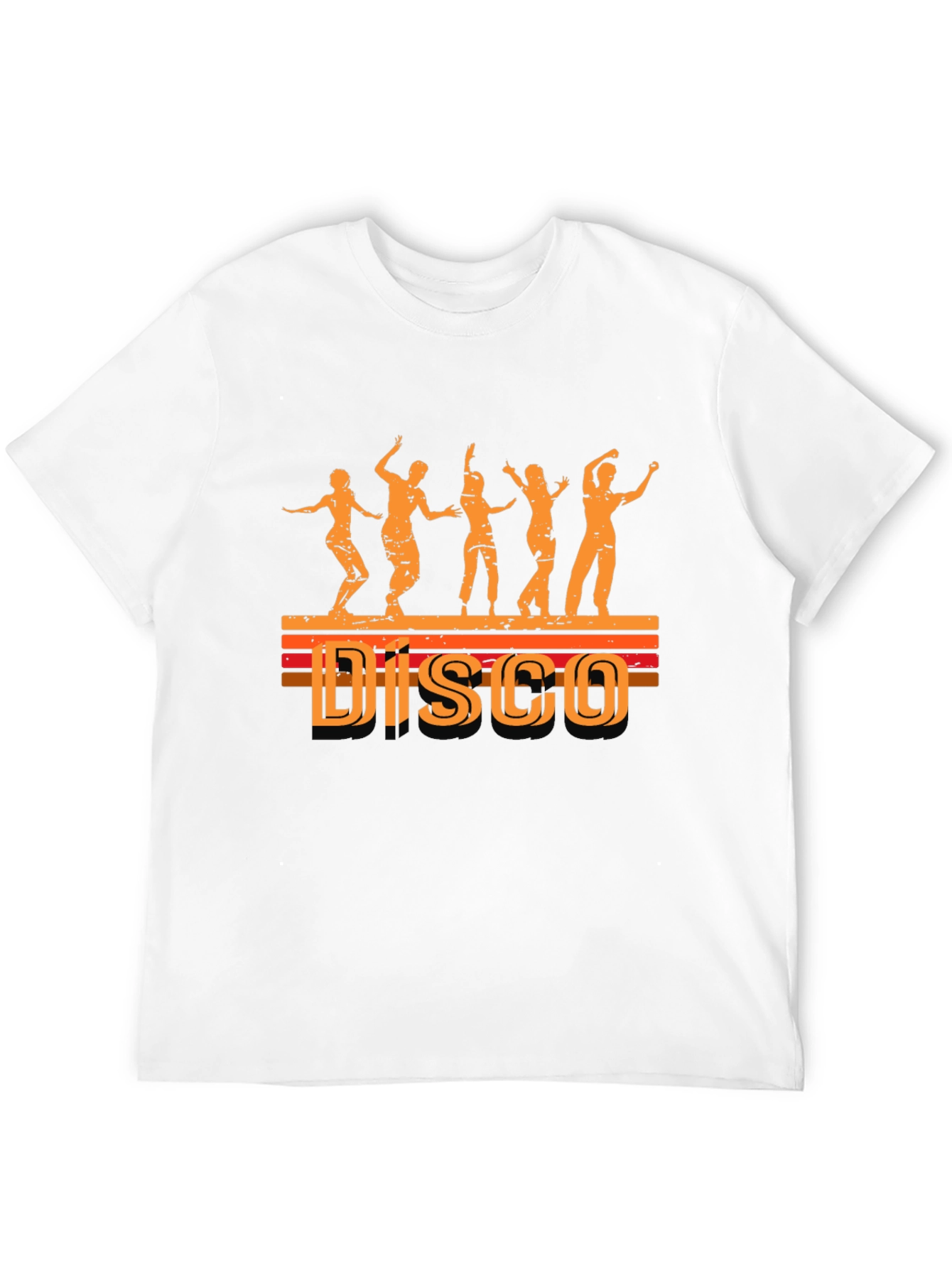 Retro Disco Dance T-Shirt - Black