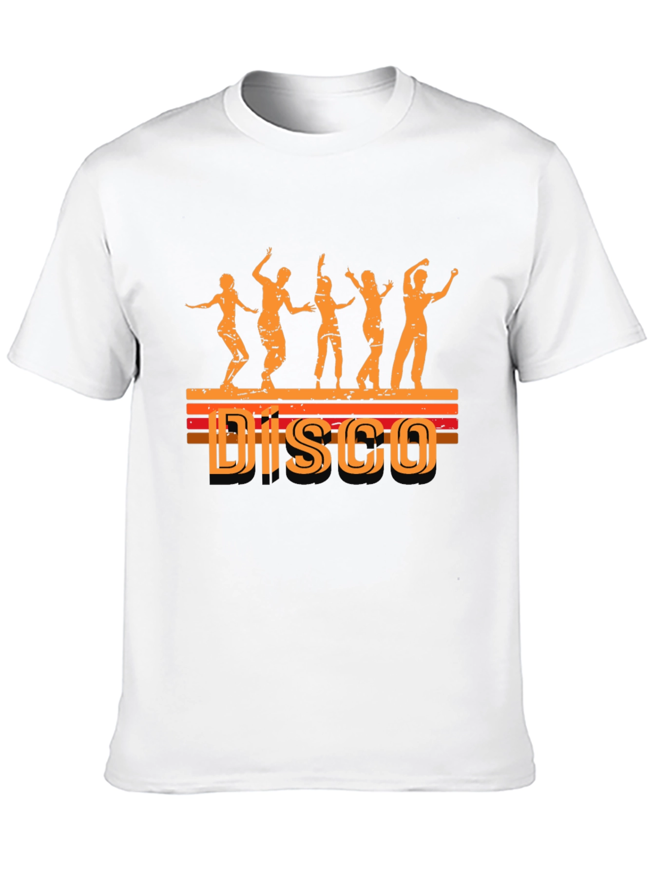 Retro Disco Dance T-Shirt - Black