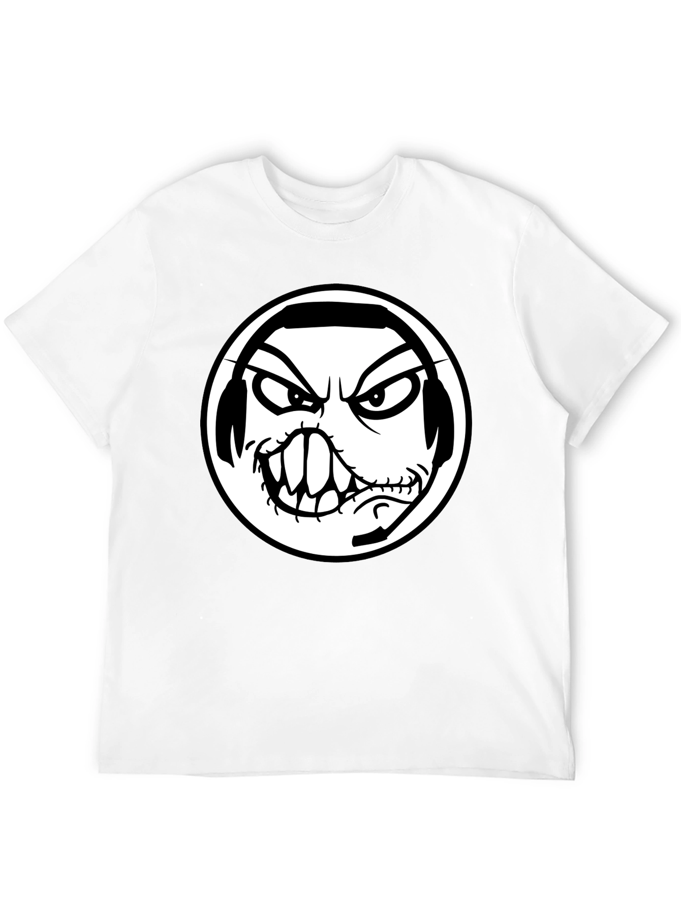 Graphic Tee: Black Shirt with Angry Gamer Design