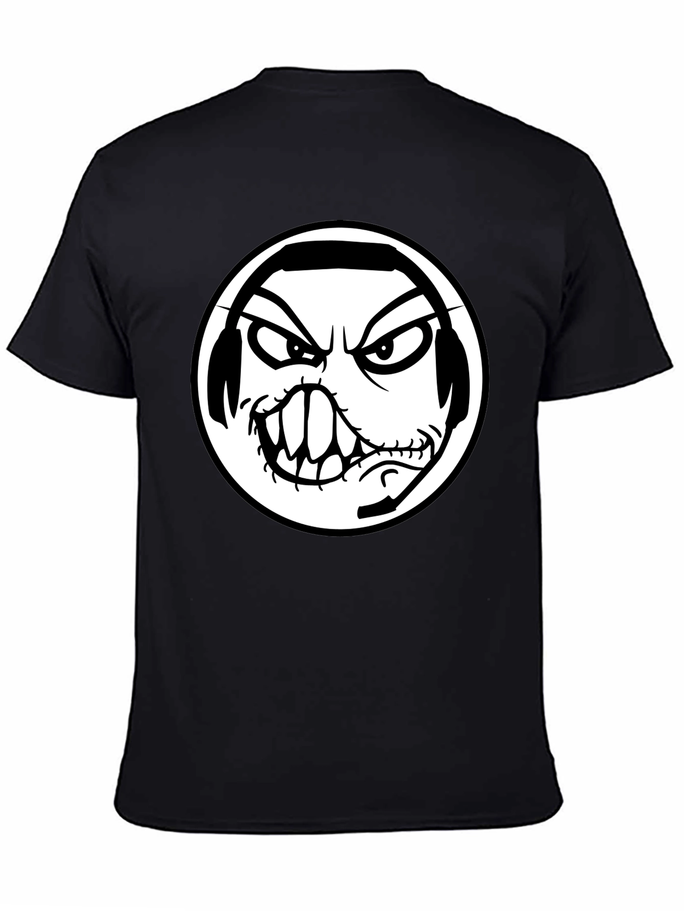 Graphic Tee: Black Shirt with Angry Gamer Design