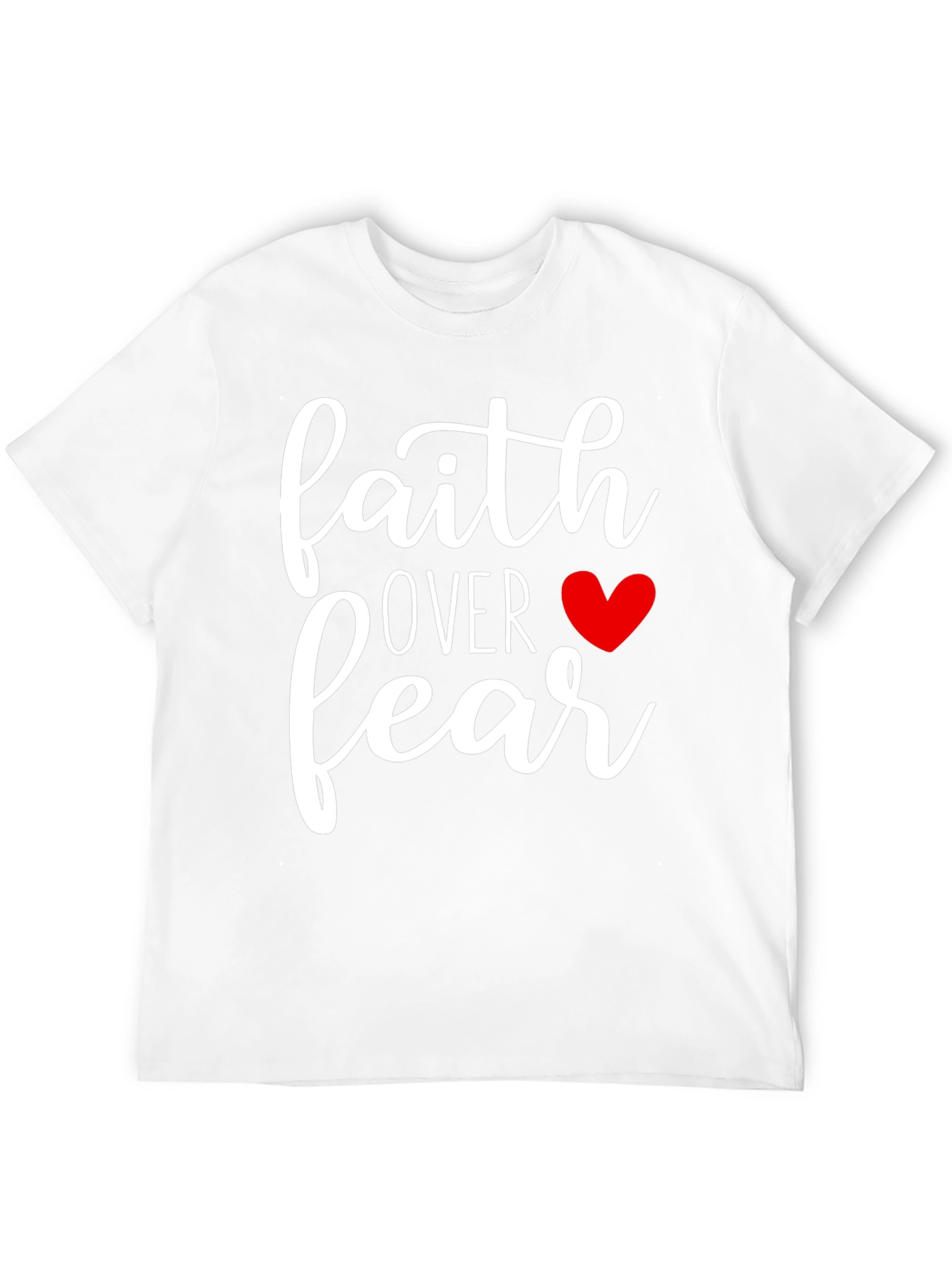 Faith Over Fear Graphic Tee - Black