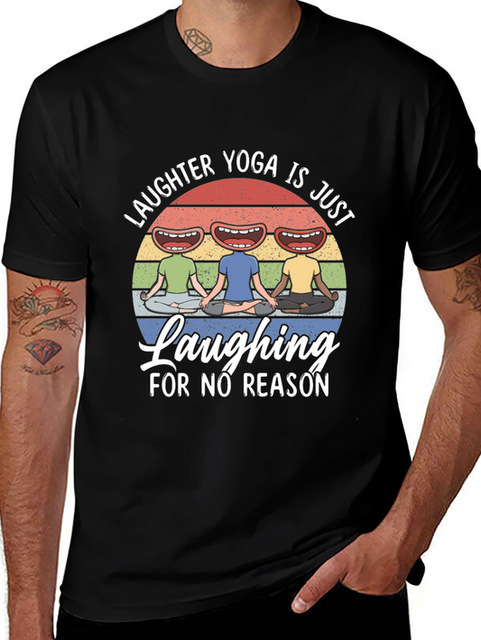 Laughter Yoga Black T-Shirt