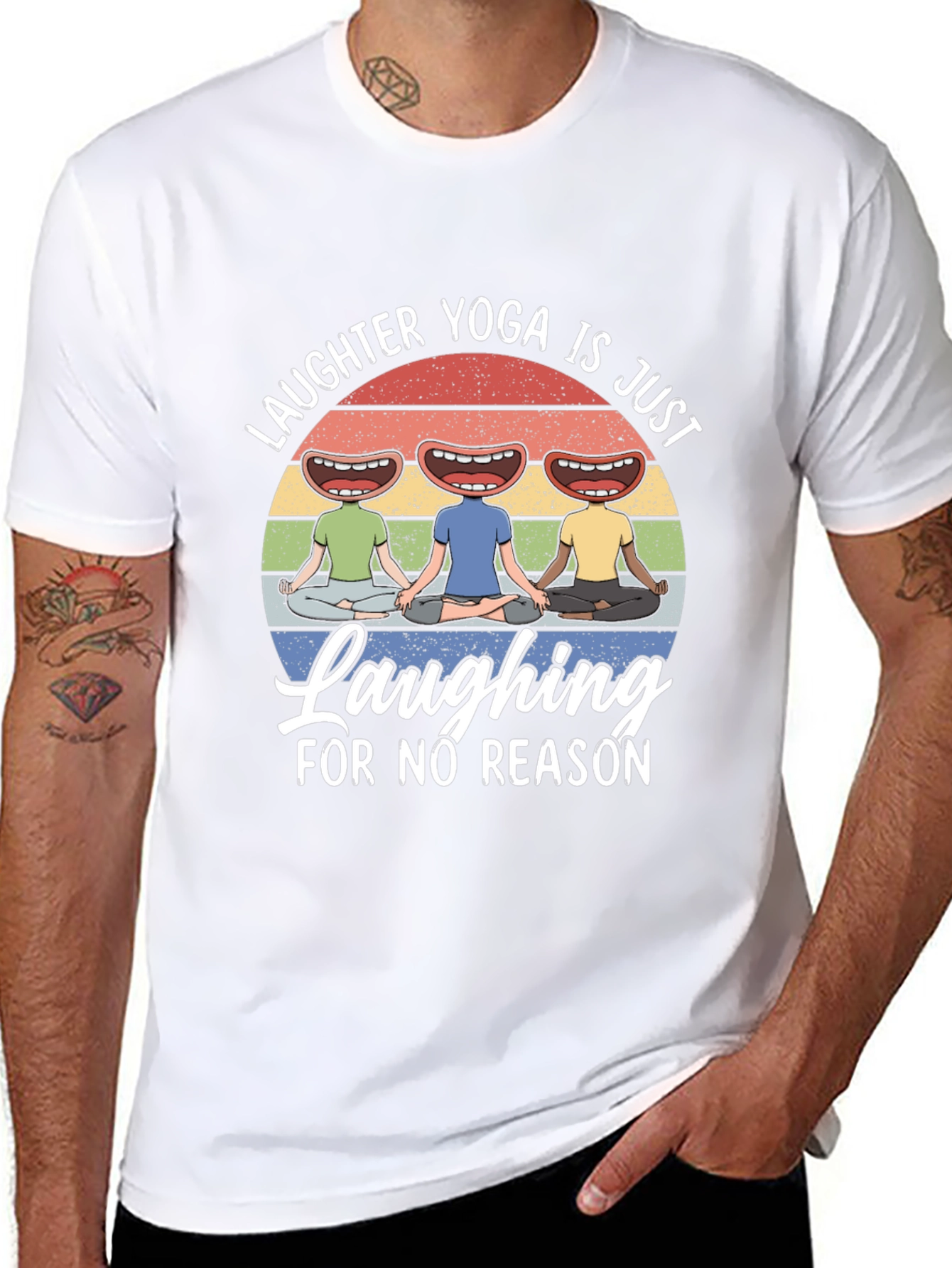 Laughter Yoga Black T-Shirt