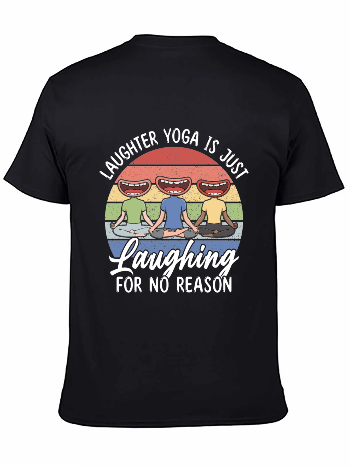 Laughter Yoga Black T-Shirt