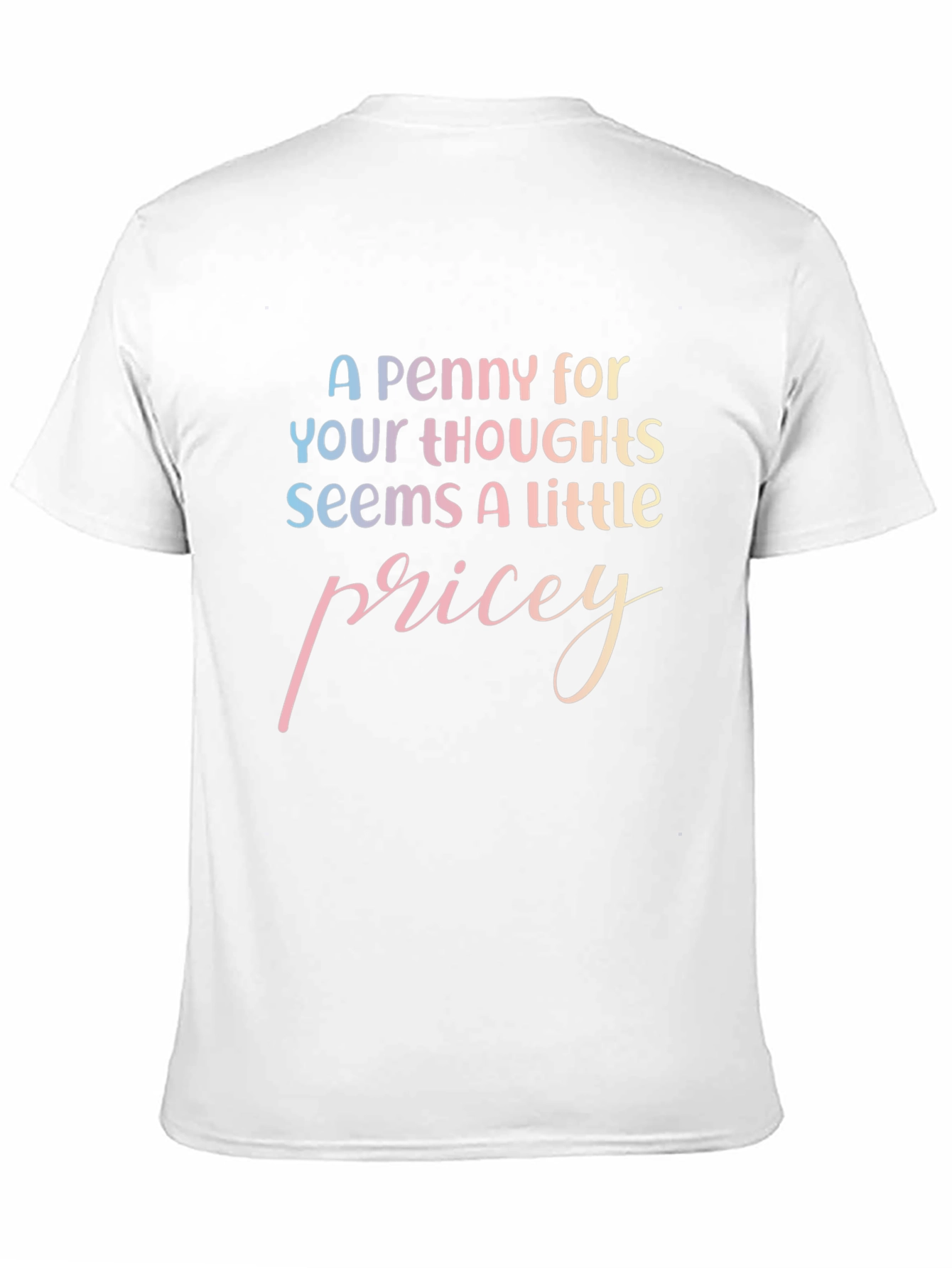 Penny For Your Thoughts T-Shirt Black Tee
