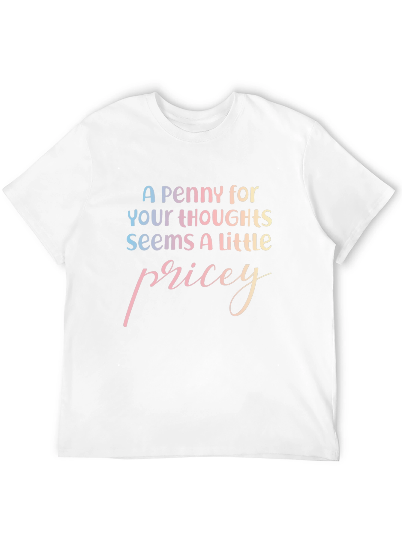 Penny For Your Thoughts T-Shirt Black Tee