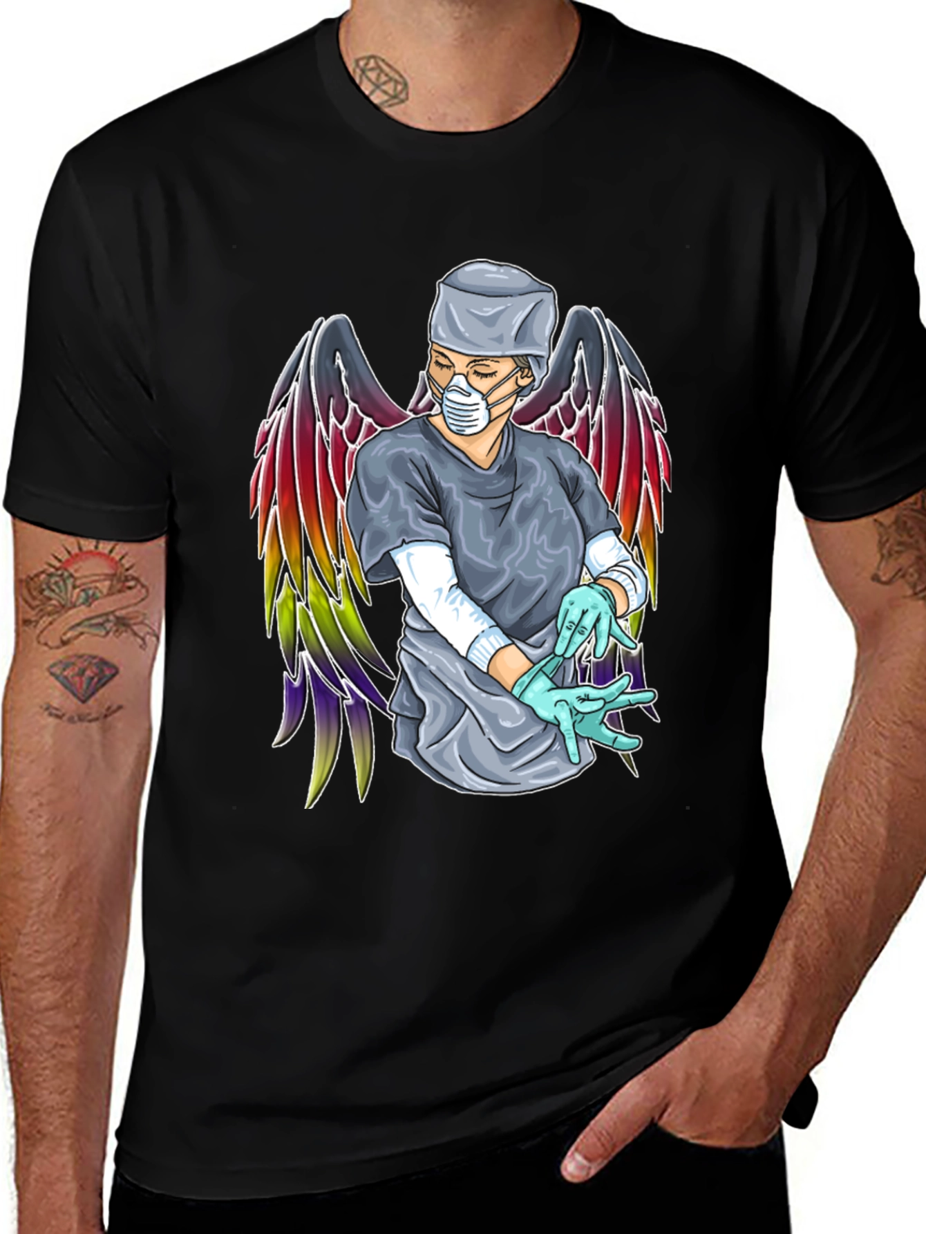 Angel Nurse T-Shirt: A Symbol of Heroism