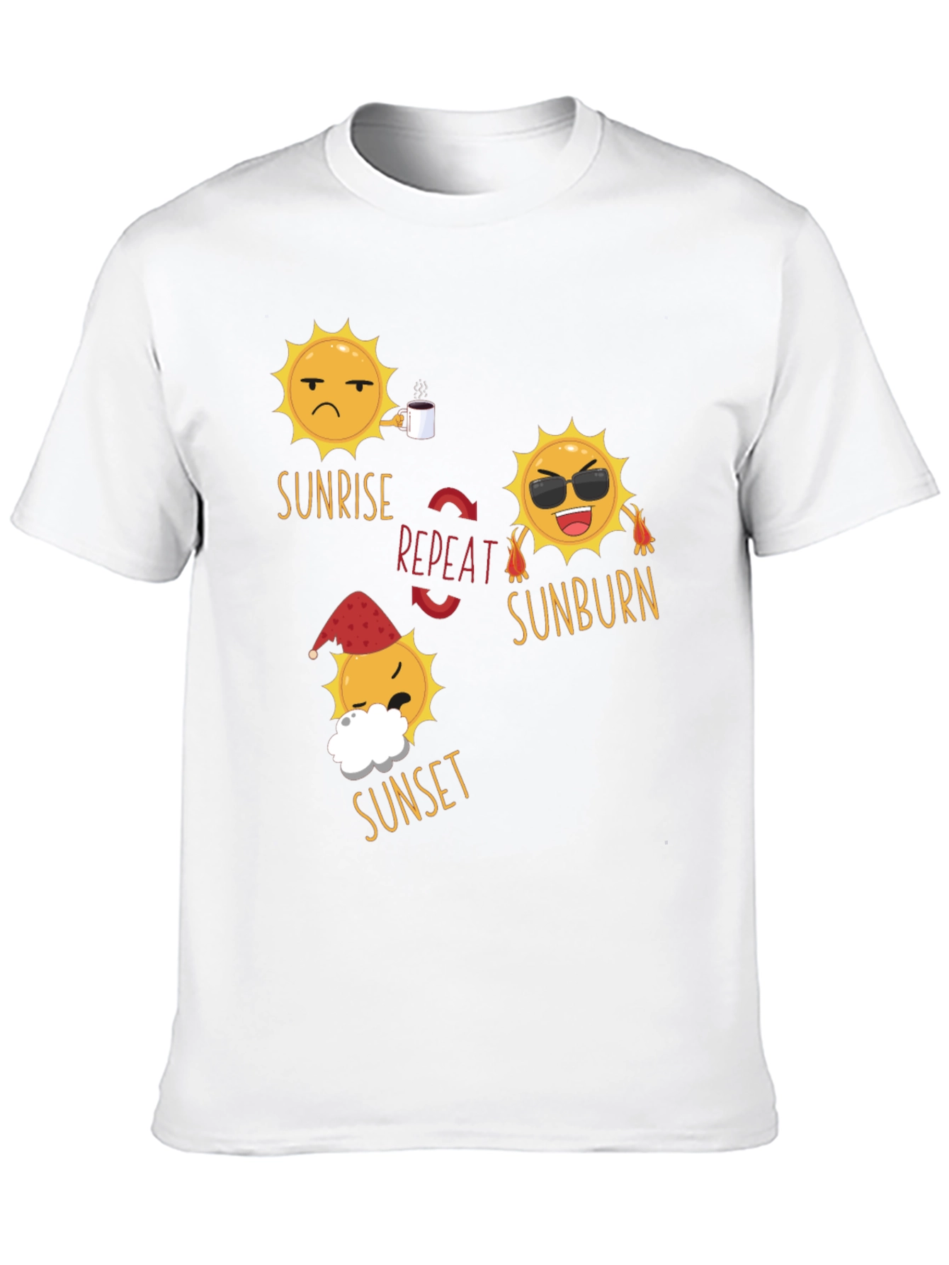 Sunrise Sunset Repeat T-Shirt