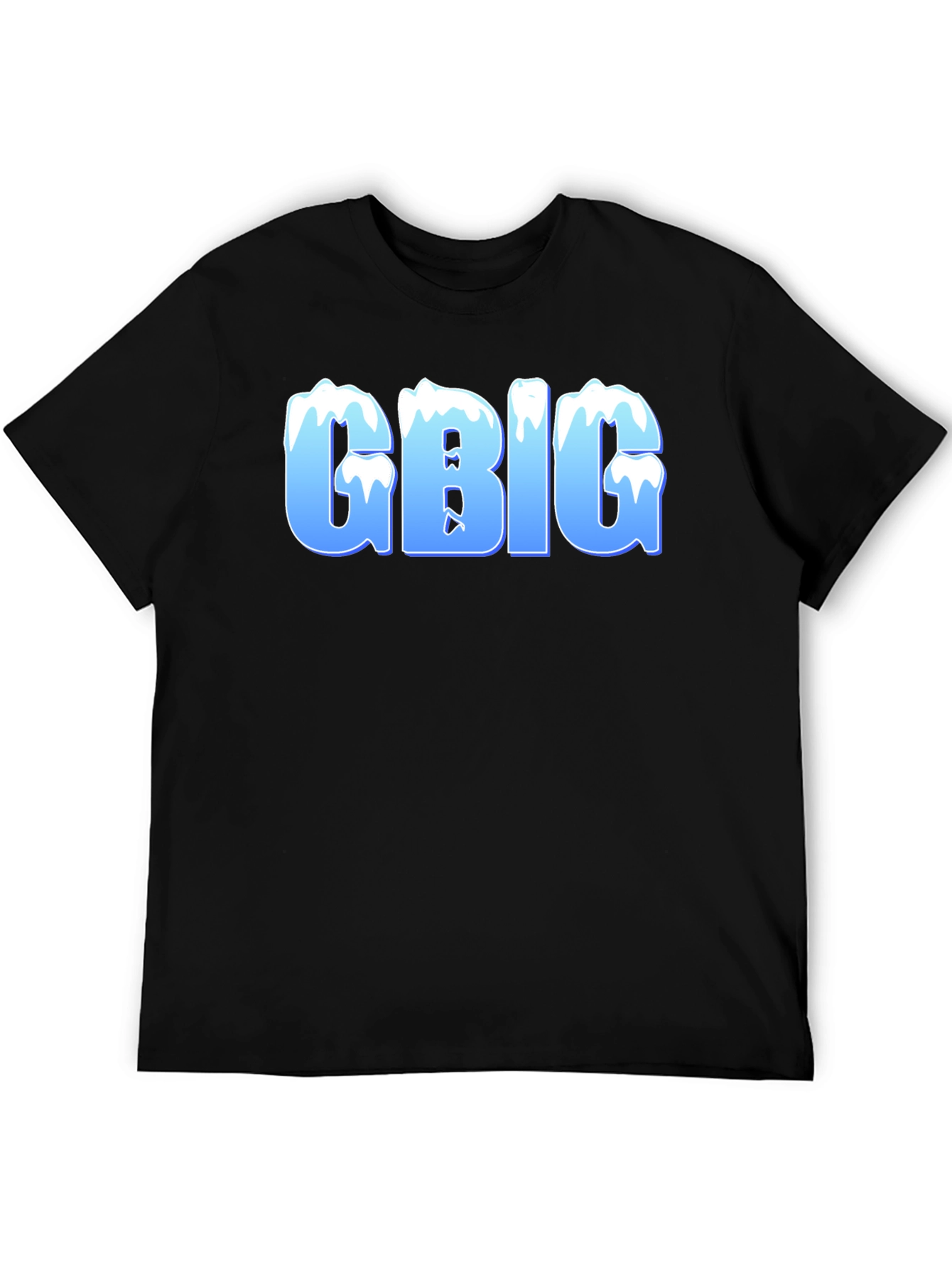 GBIG Ice Lettering Black T-Shirt