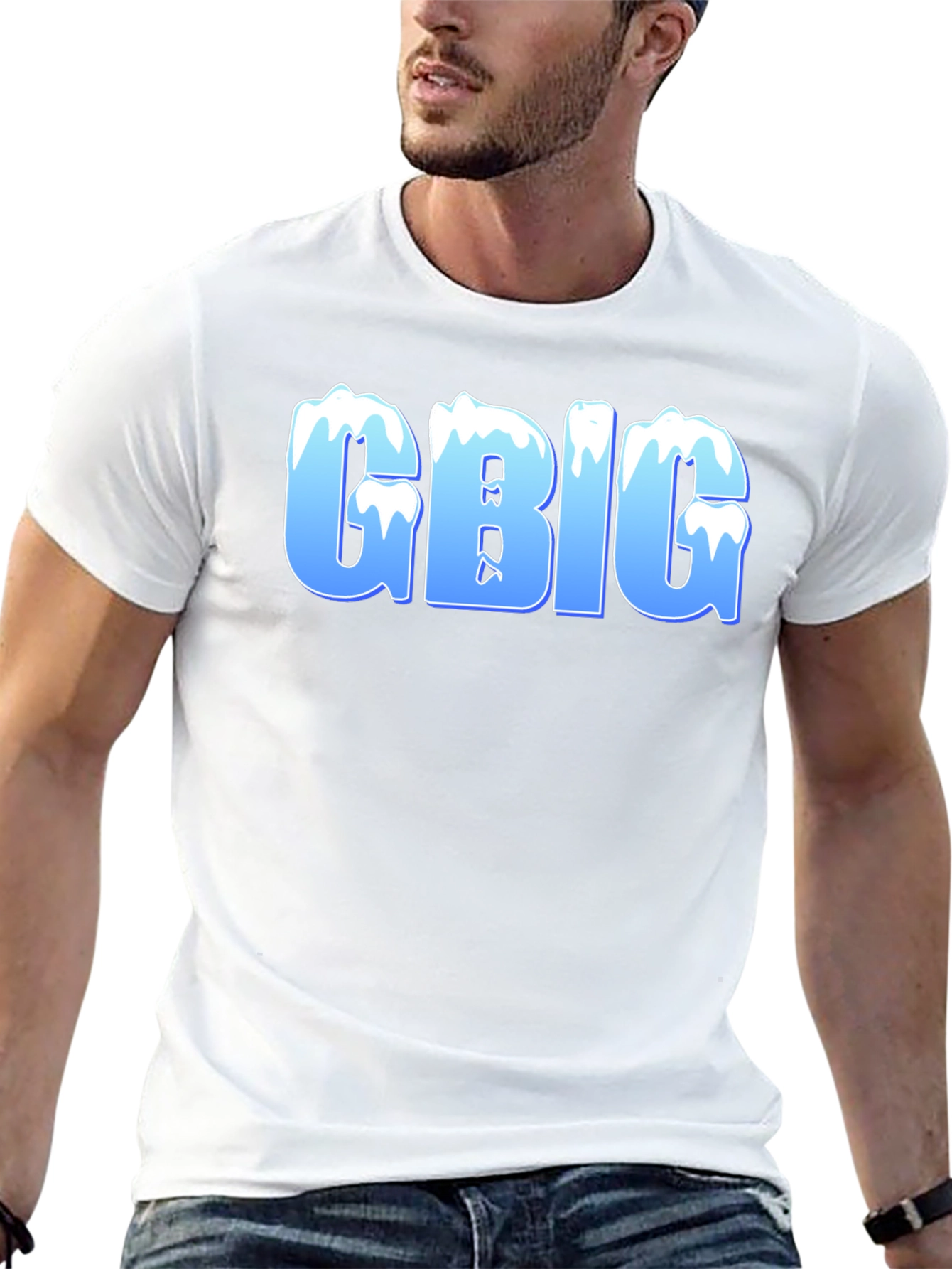 GBIG Ice Lettering Black T-Shirt
