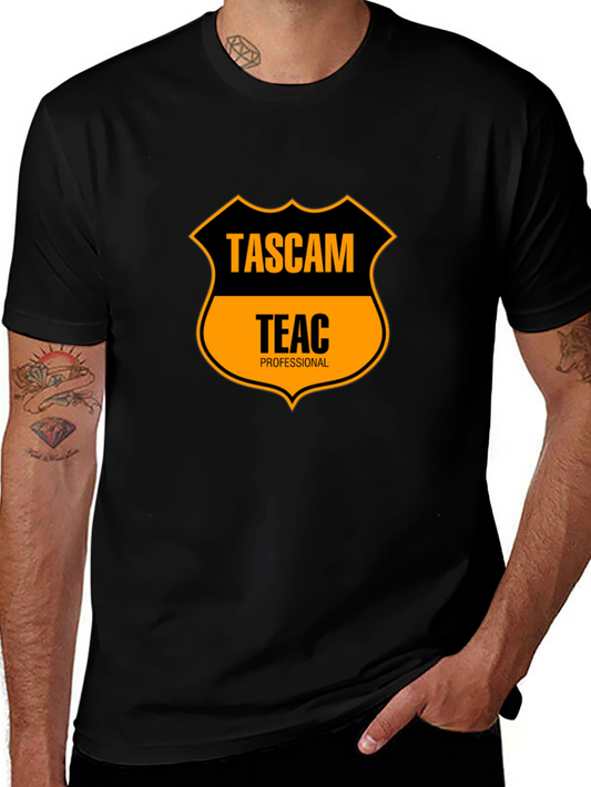 TASCAM TEAC Professional Black T-Shirt
