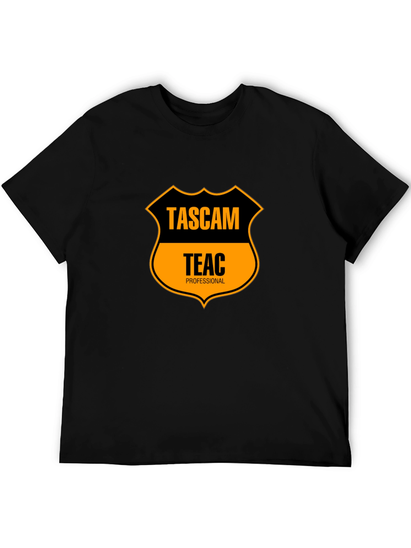 TASCAM TEAC Professional Black T-Shirt