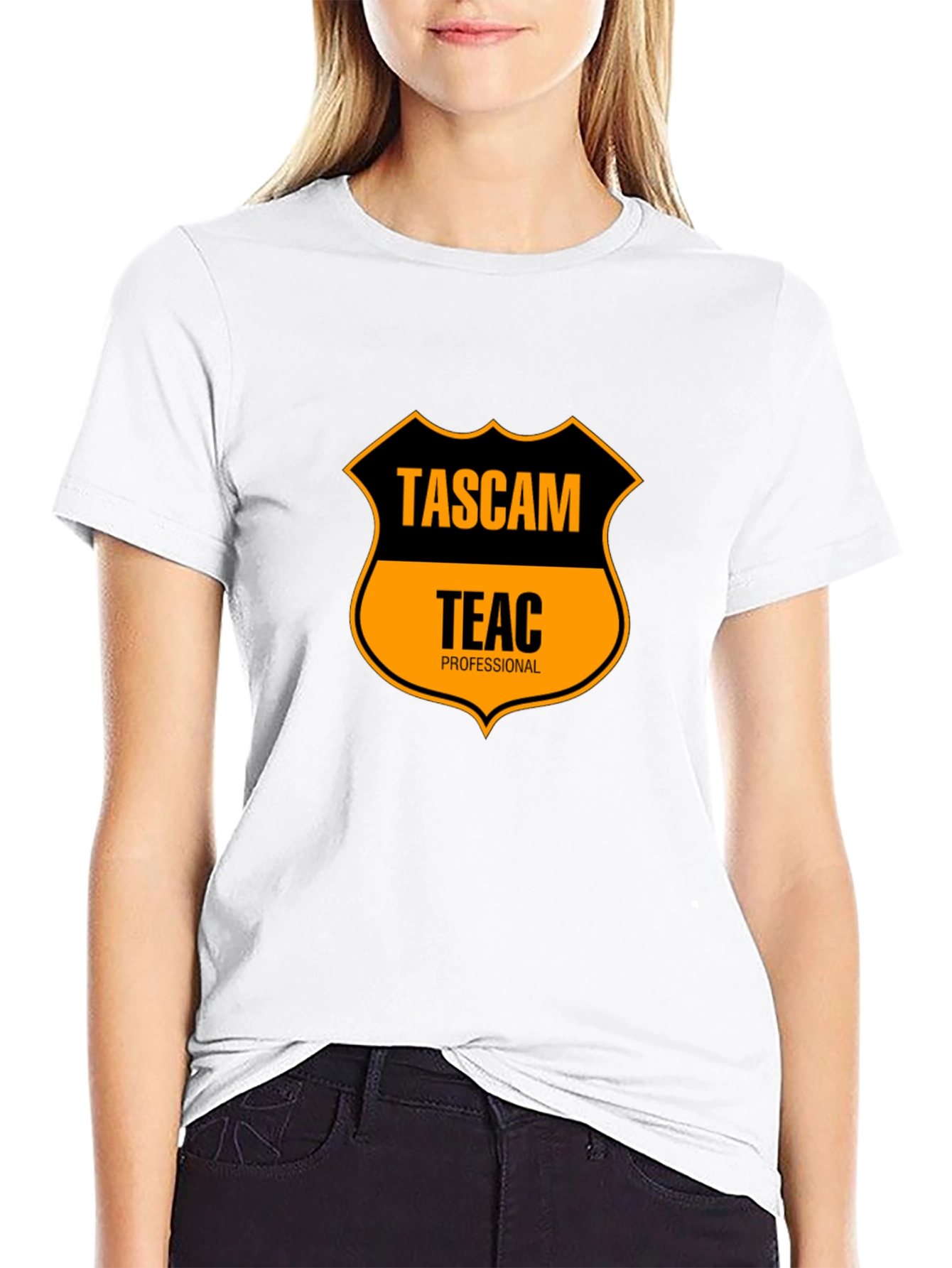 TASCAM TEAC Professional Black T-Shirt