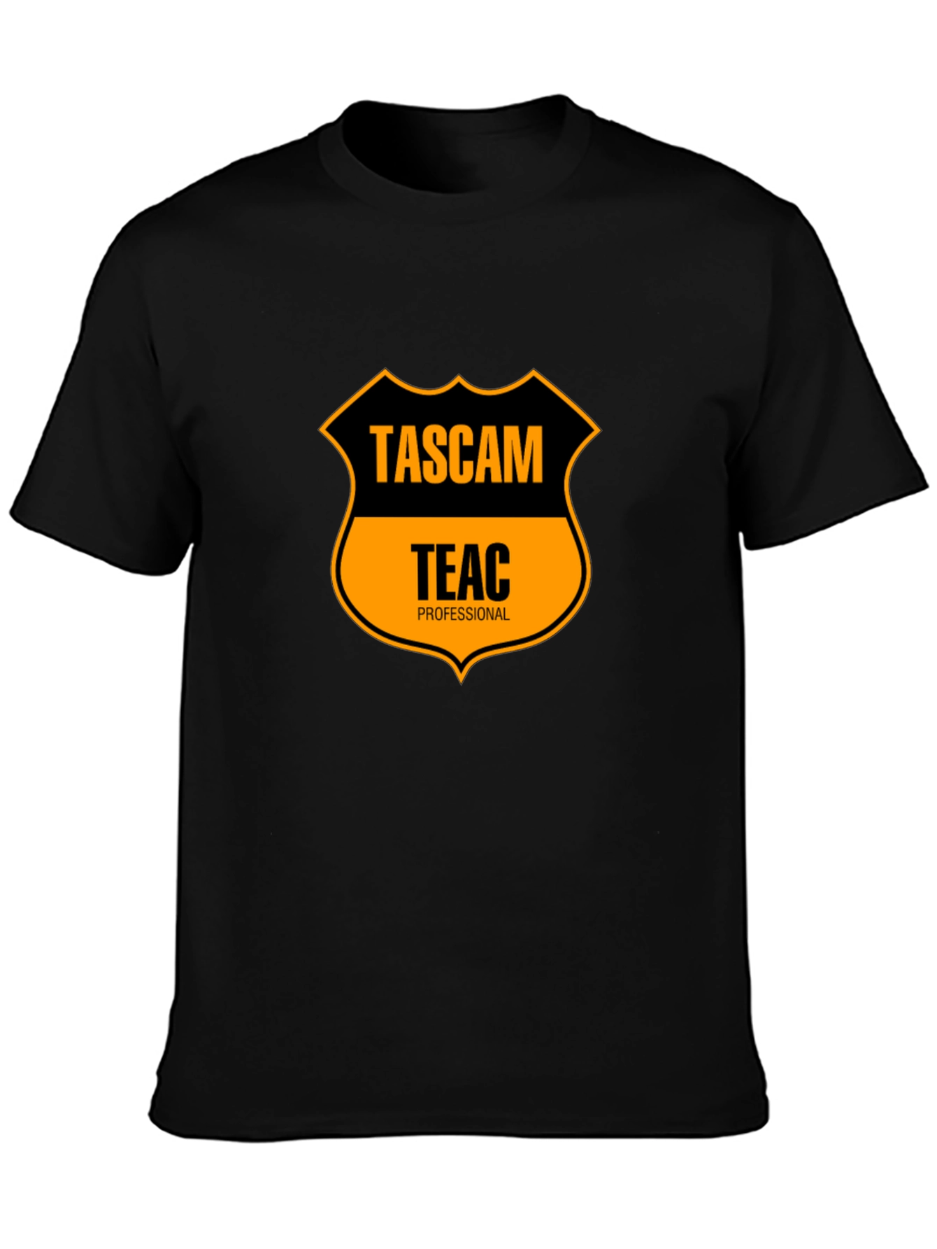 TASCAM TEAC Professional Black T-Shirt