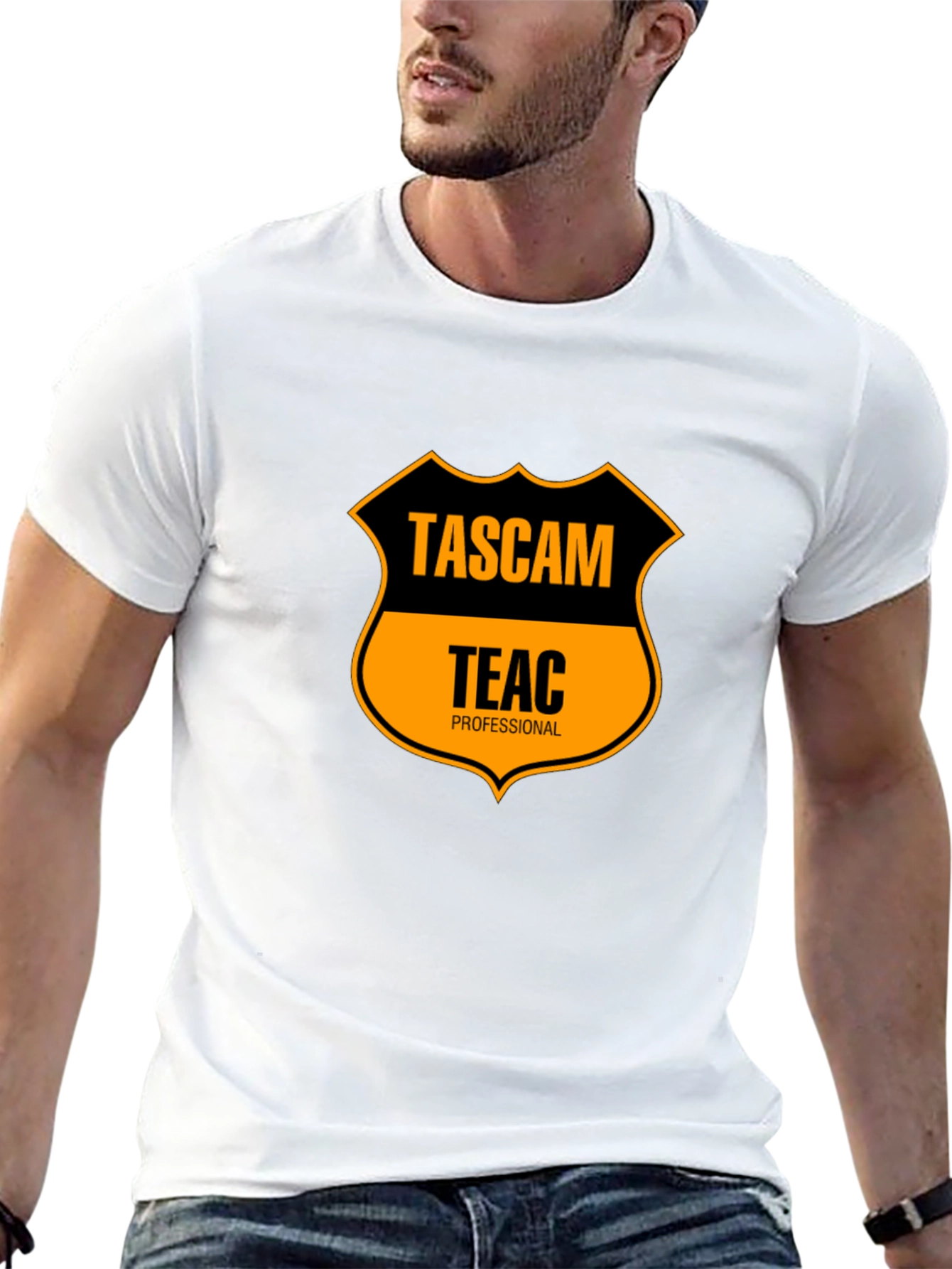 TASCAM TEAC Professional Black T-Shirt