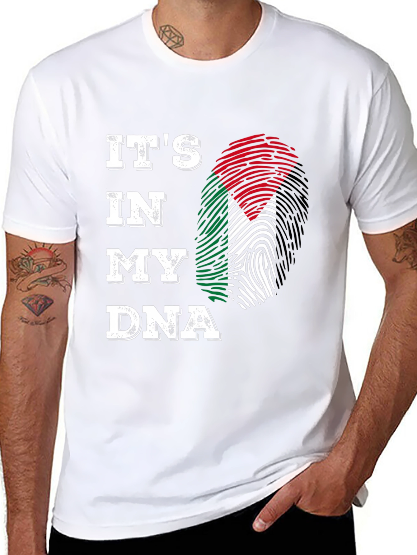 Its in My DNA Palestine Flag T-Shirt