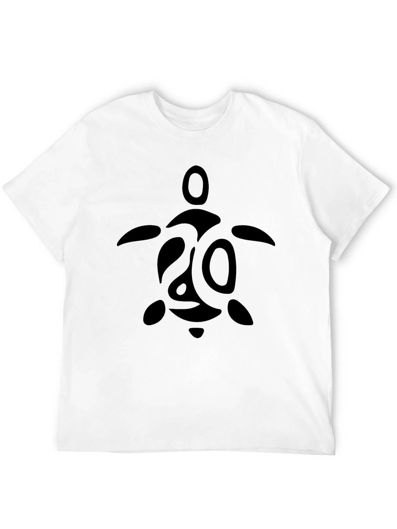 Turtle Graphic Mens Black T-Shirt
