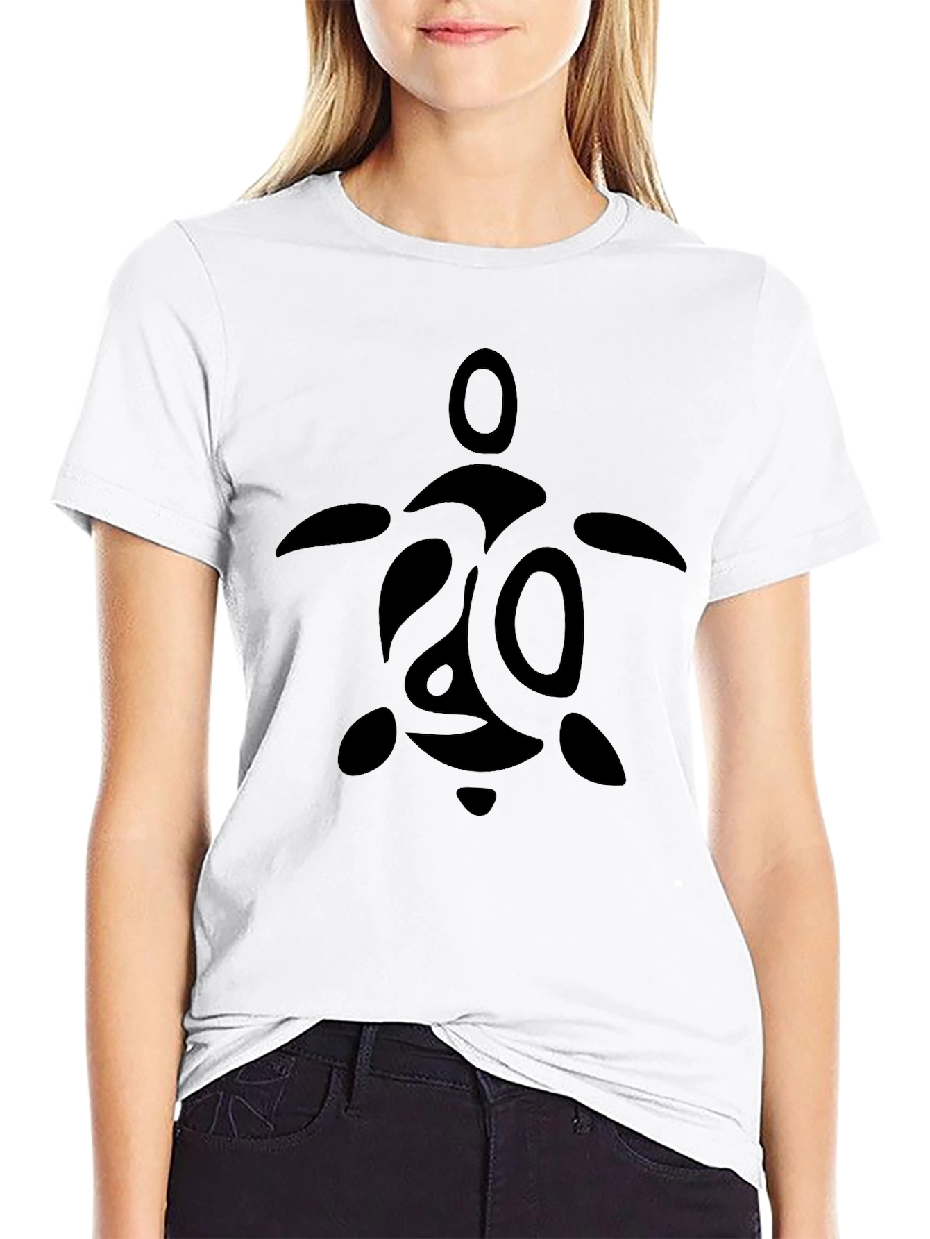 Turtle Graphic Mens Black T-Shirt