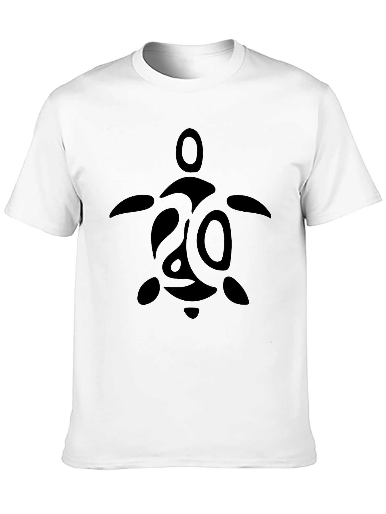 Turtle Graphic Mens Black T-Shirt