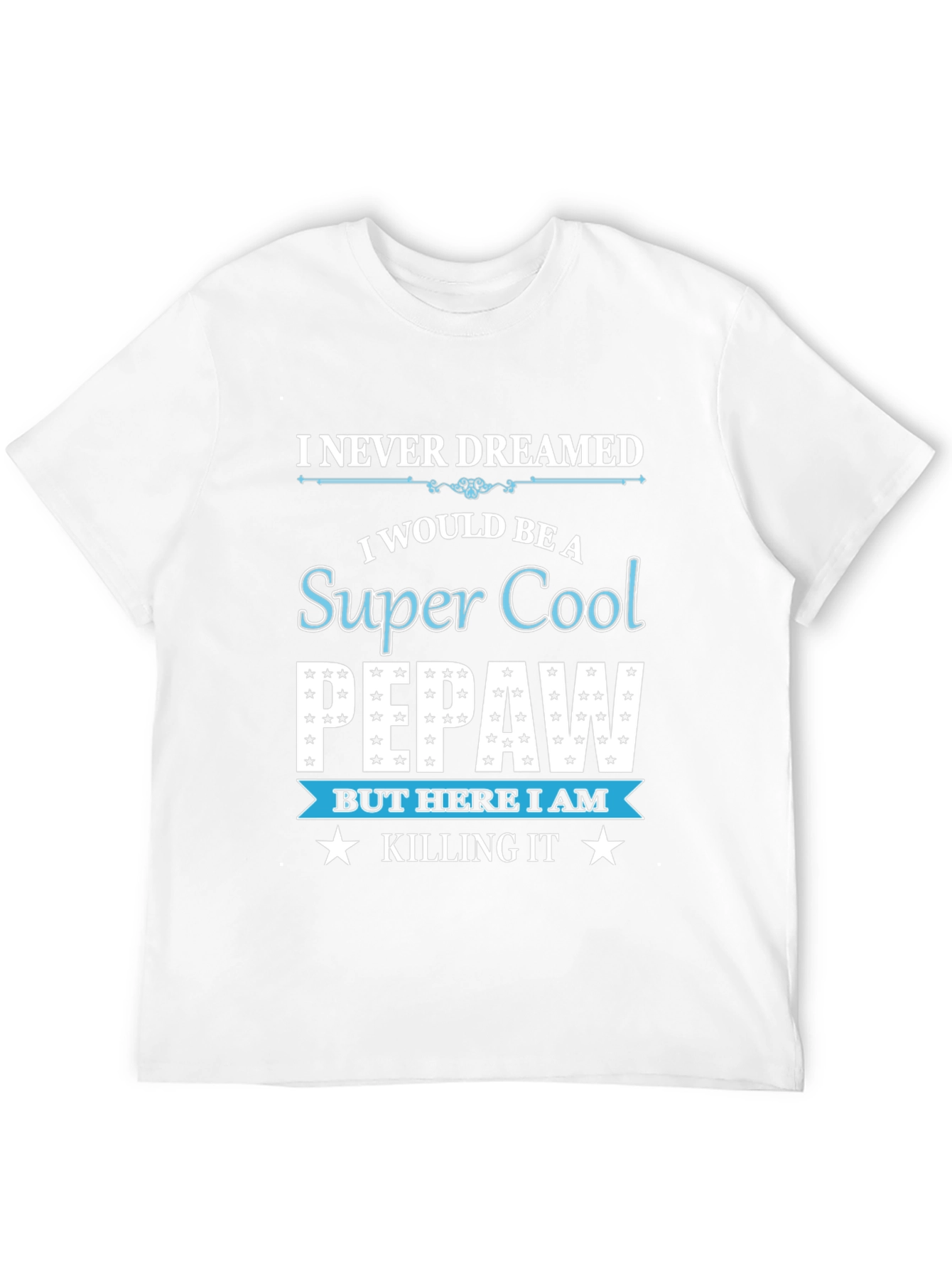 Super Cool Pepaw T-Shirt Funny Grandfather Tee