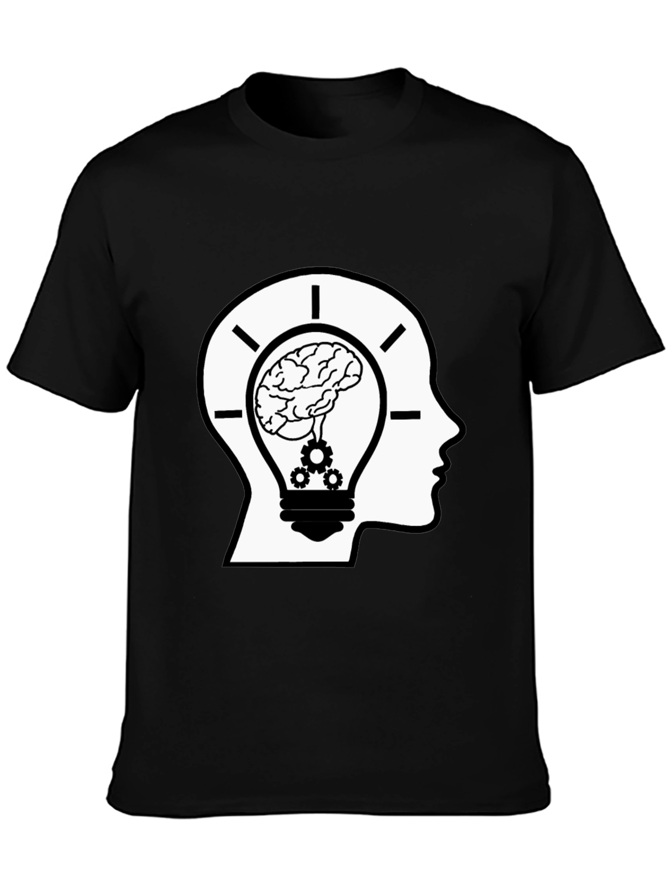 Brainy Idea Black T-Shirt
