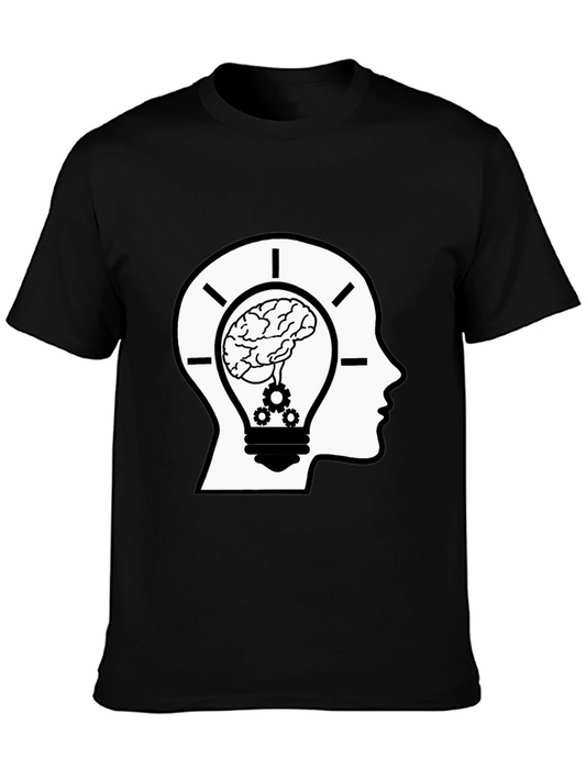 Brainy Idea Black T-Shirt