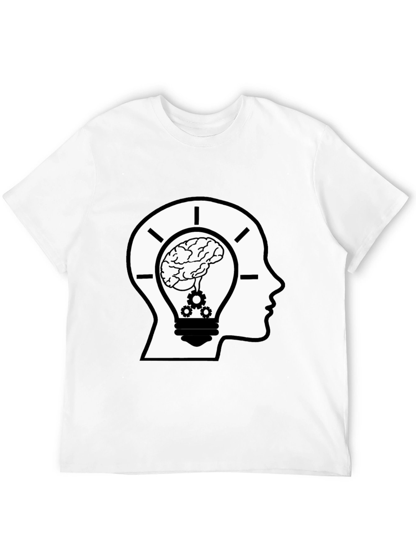 Brainy Idea Black T-Shirt