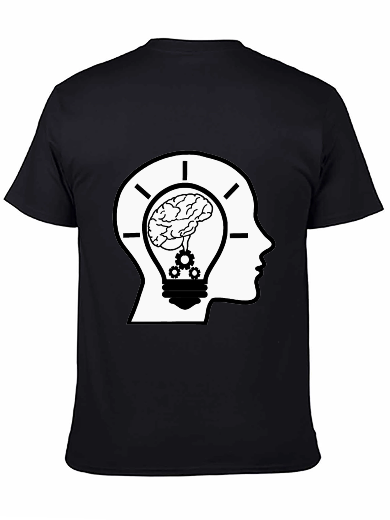 Brainy Idea Black T-Shirt