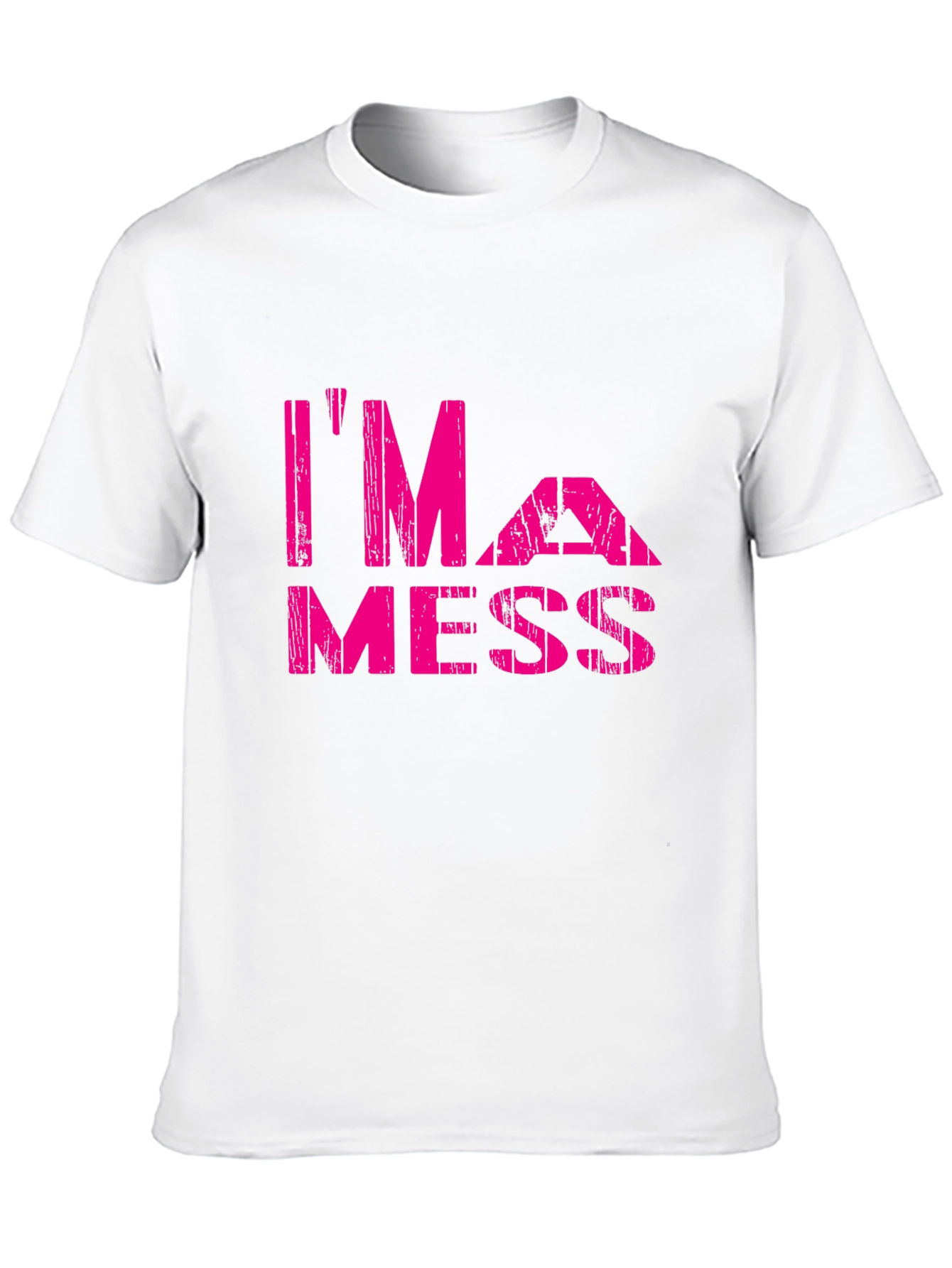 Im A Mess Distressed Graphic Tee