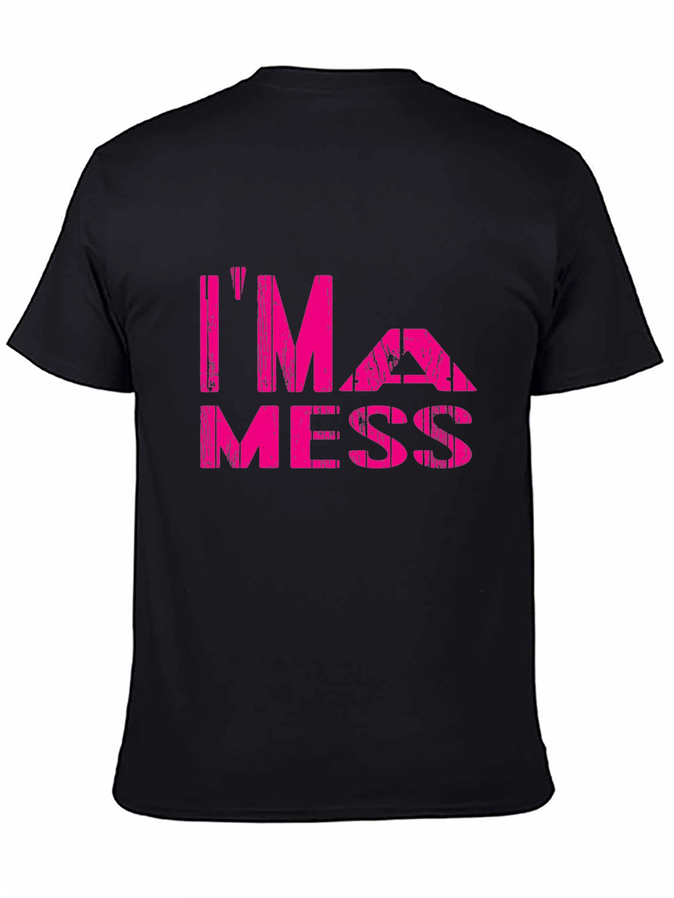 Im A Mess Distressed Graphic Tee