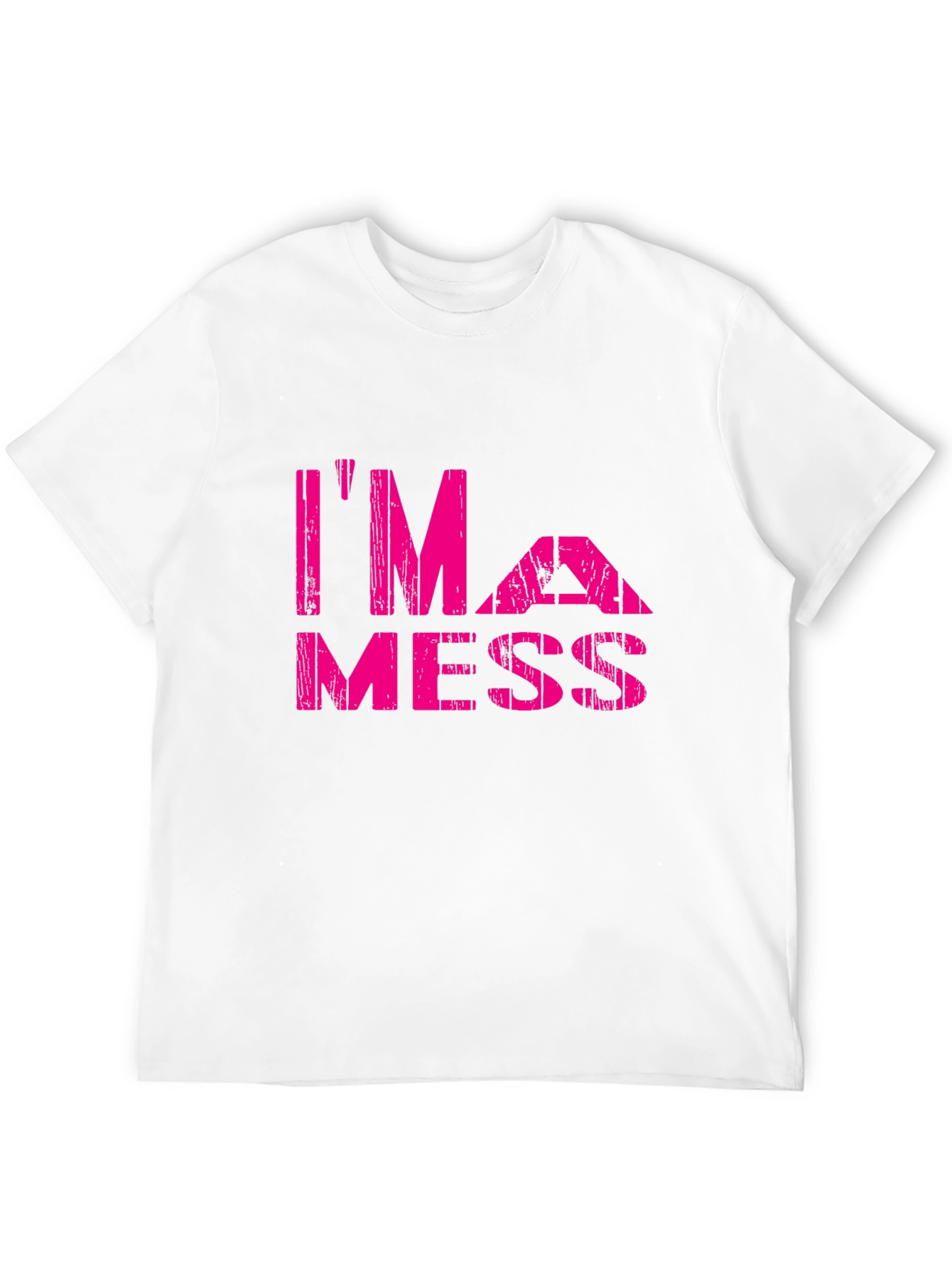 Im A Mess Distressed Graphic Tee