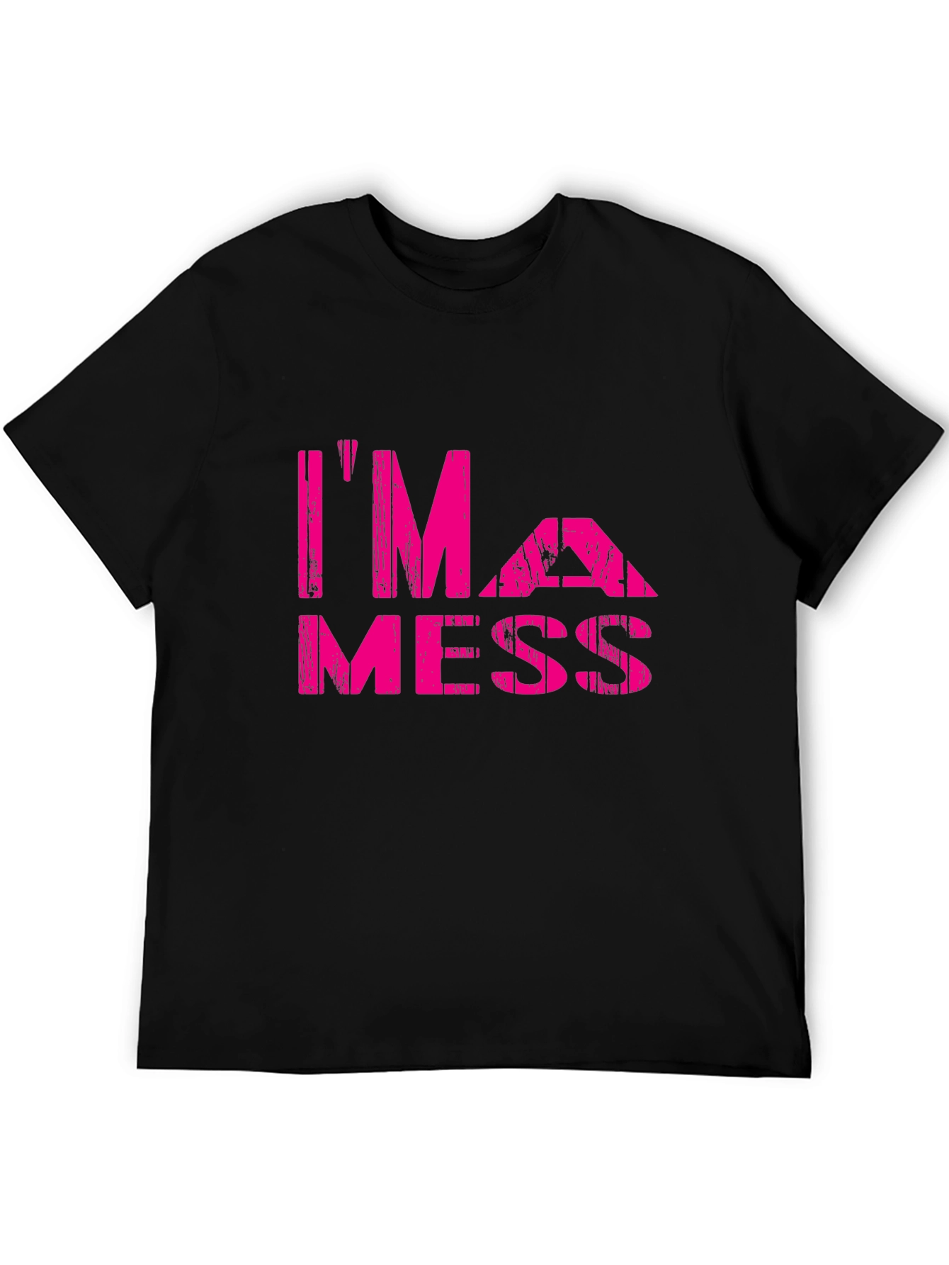 Im A Mess Distressed Graphic Tee