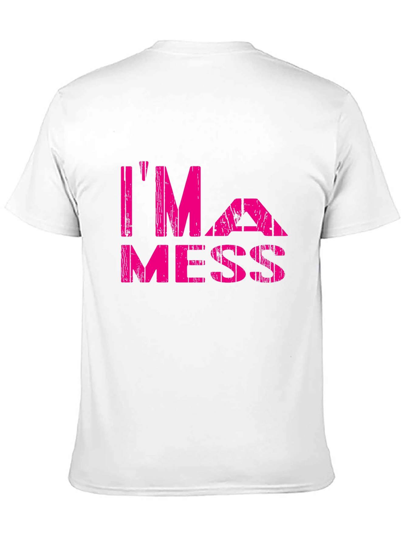 Im A Mess Distressed Graphic Tee
