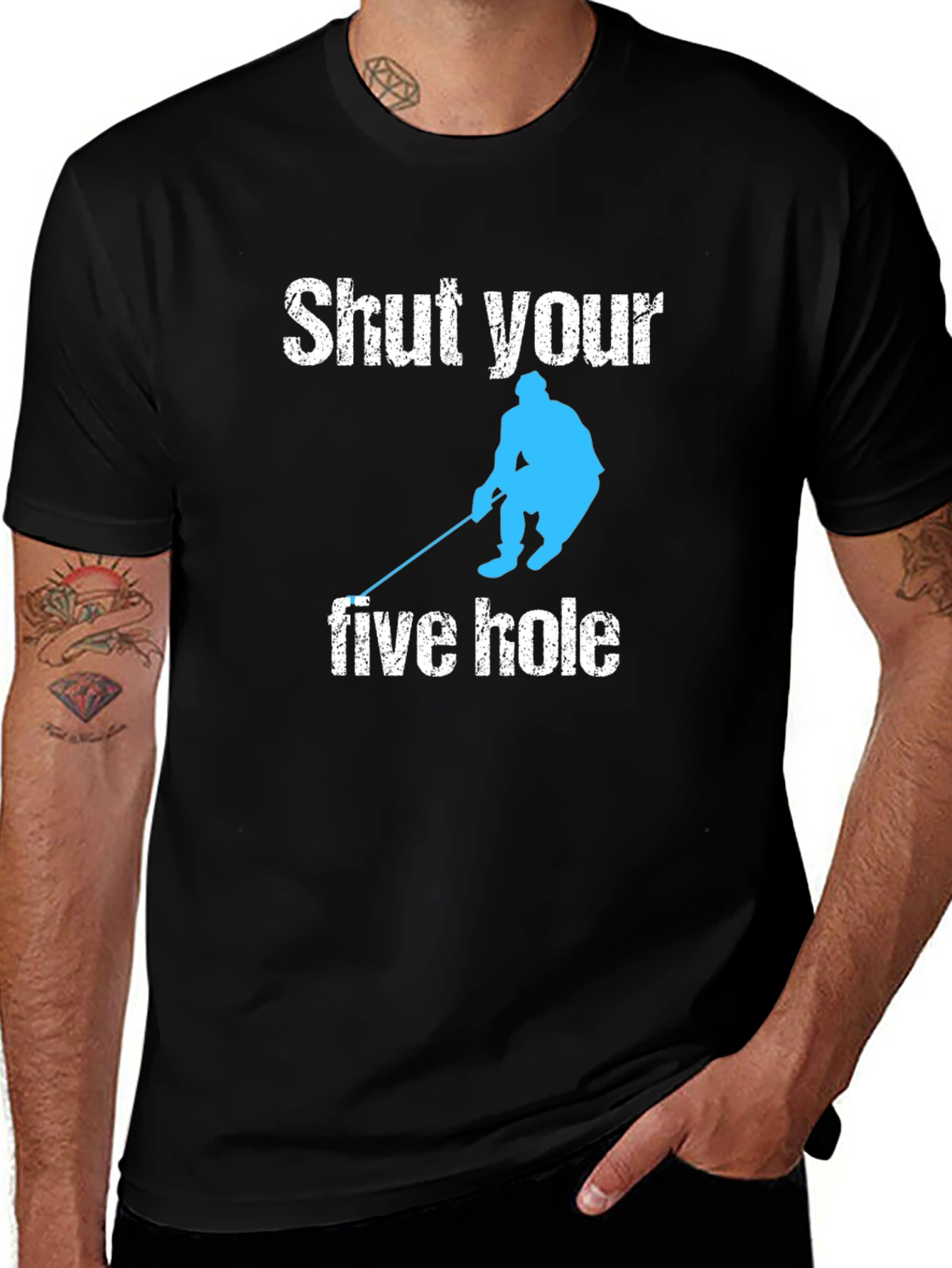Shut Your Five Hole Hockey T-Shirt