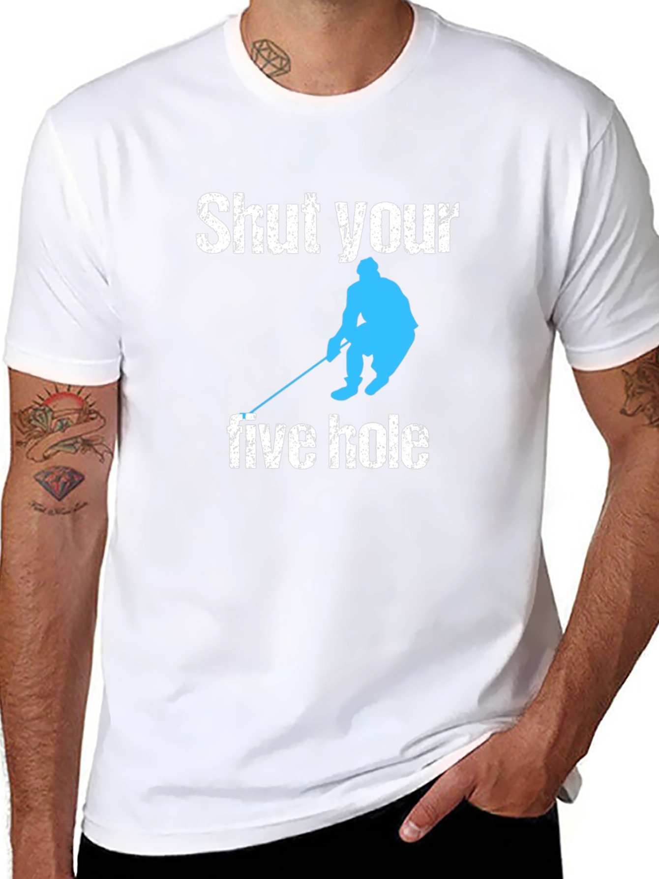 Shut Your Five Hole Hockey T-Shirt