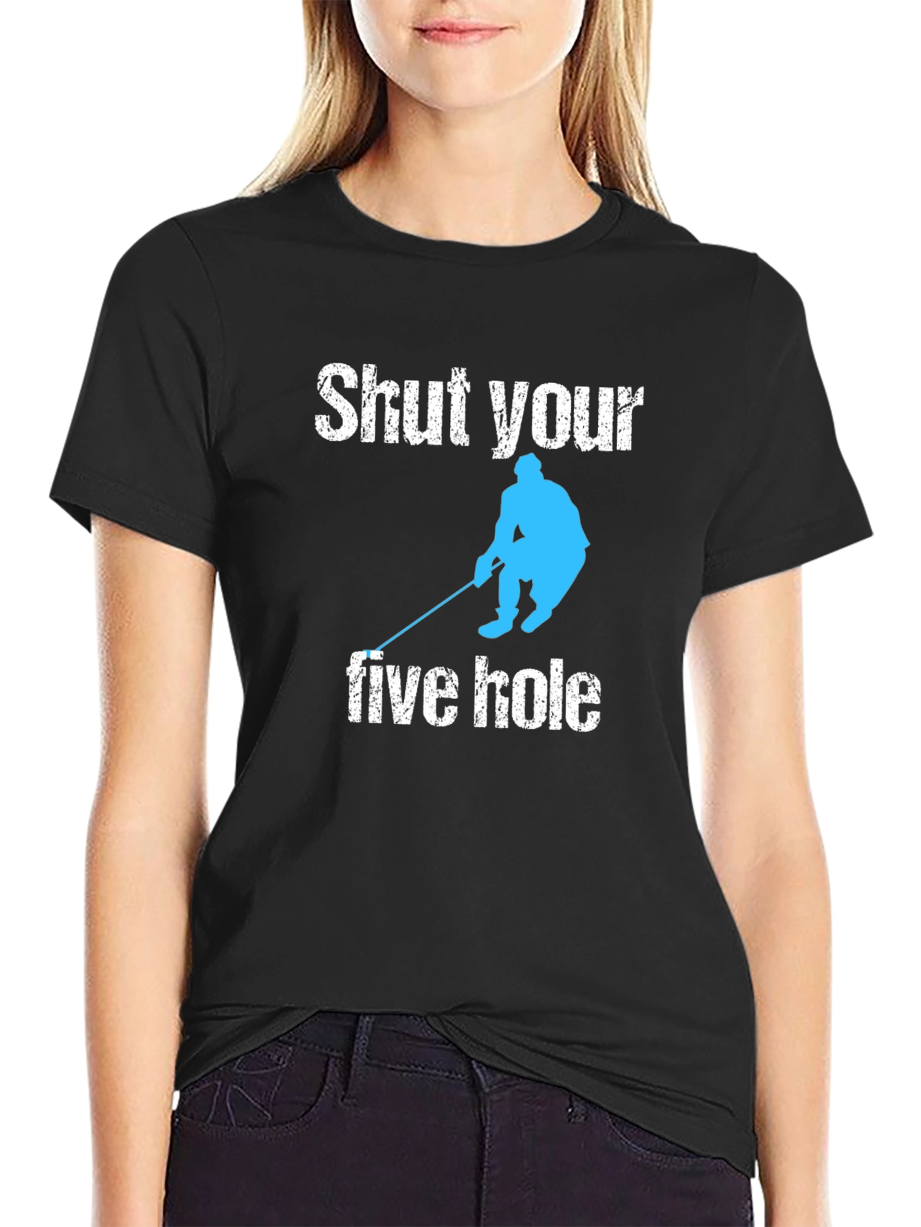 Shut Your Five Hole Hockey T-Shirt