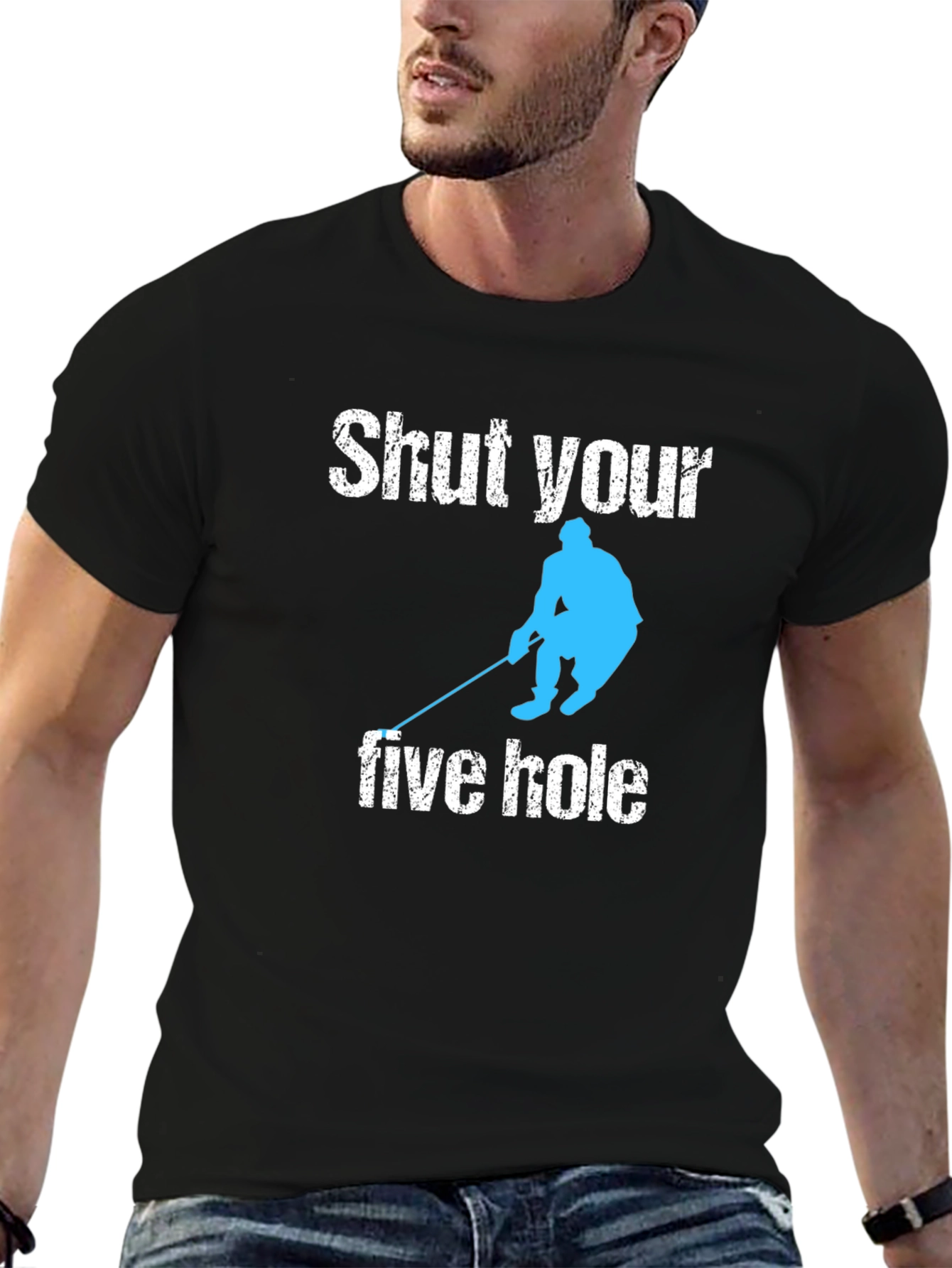 Shut Your Five Hole Hockey T-Shirt