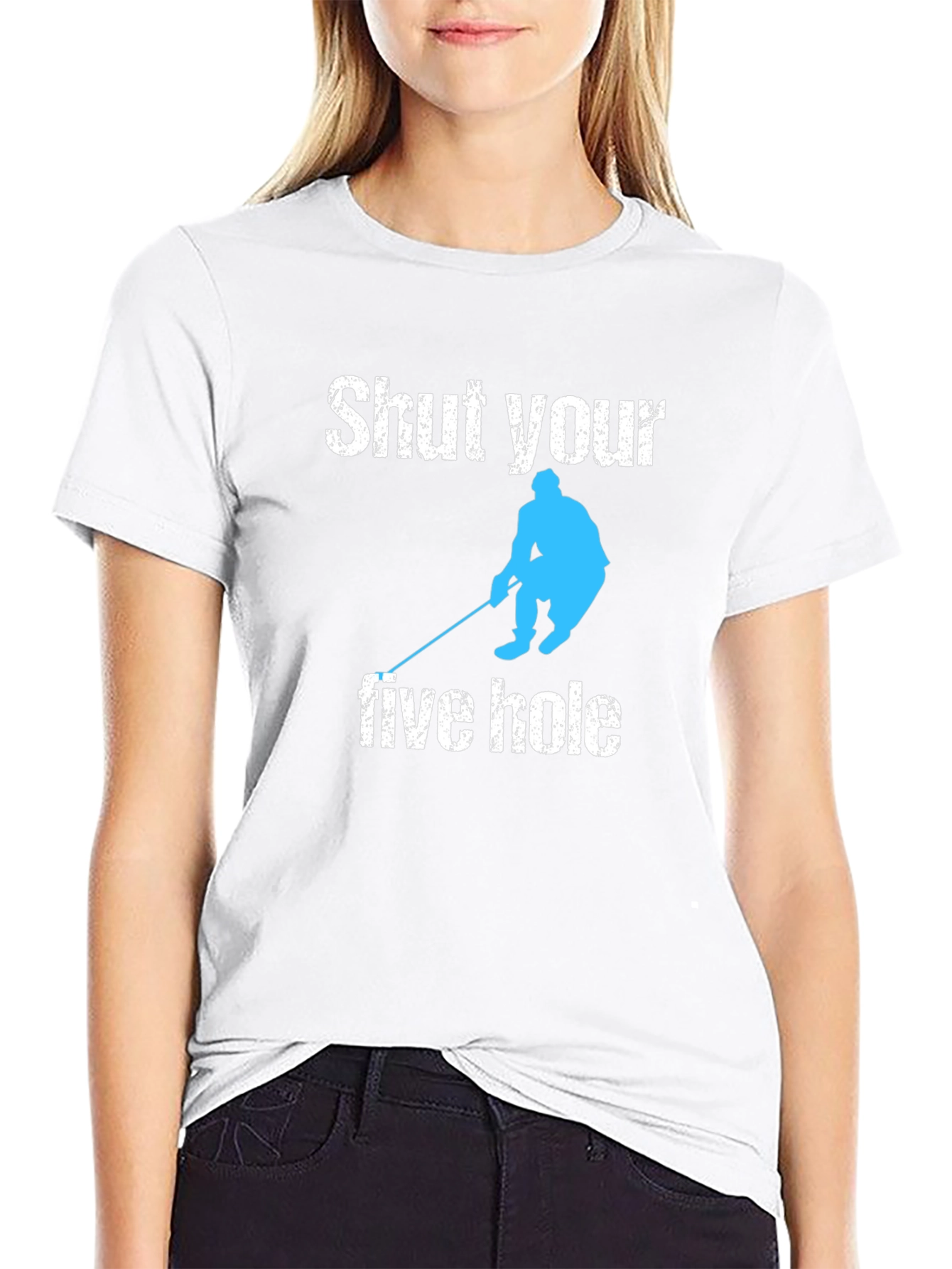 Shut Your Five Hole Hockey T-Shirt