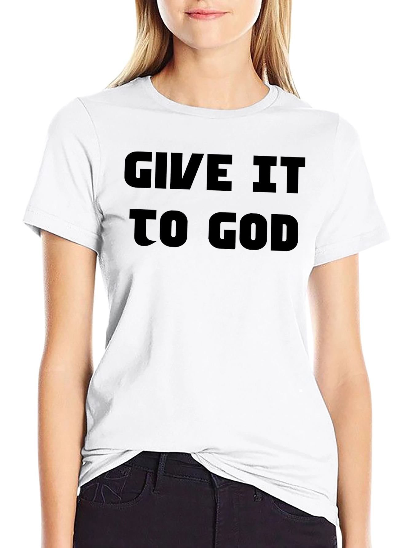 Give It To God Black Tee Shirt