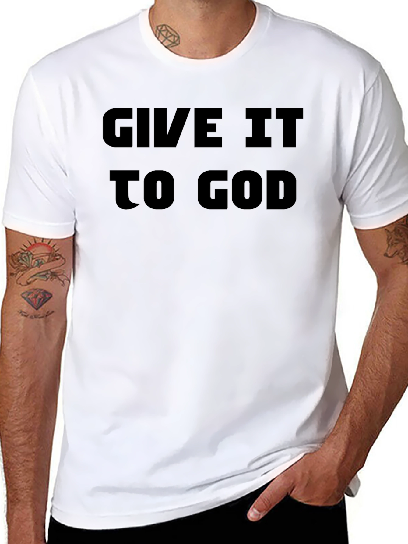 Give It To God Black Tee Shirt