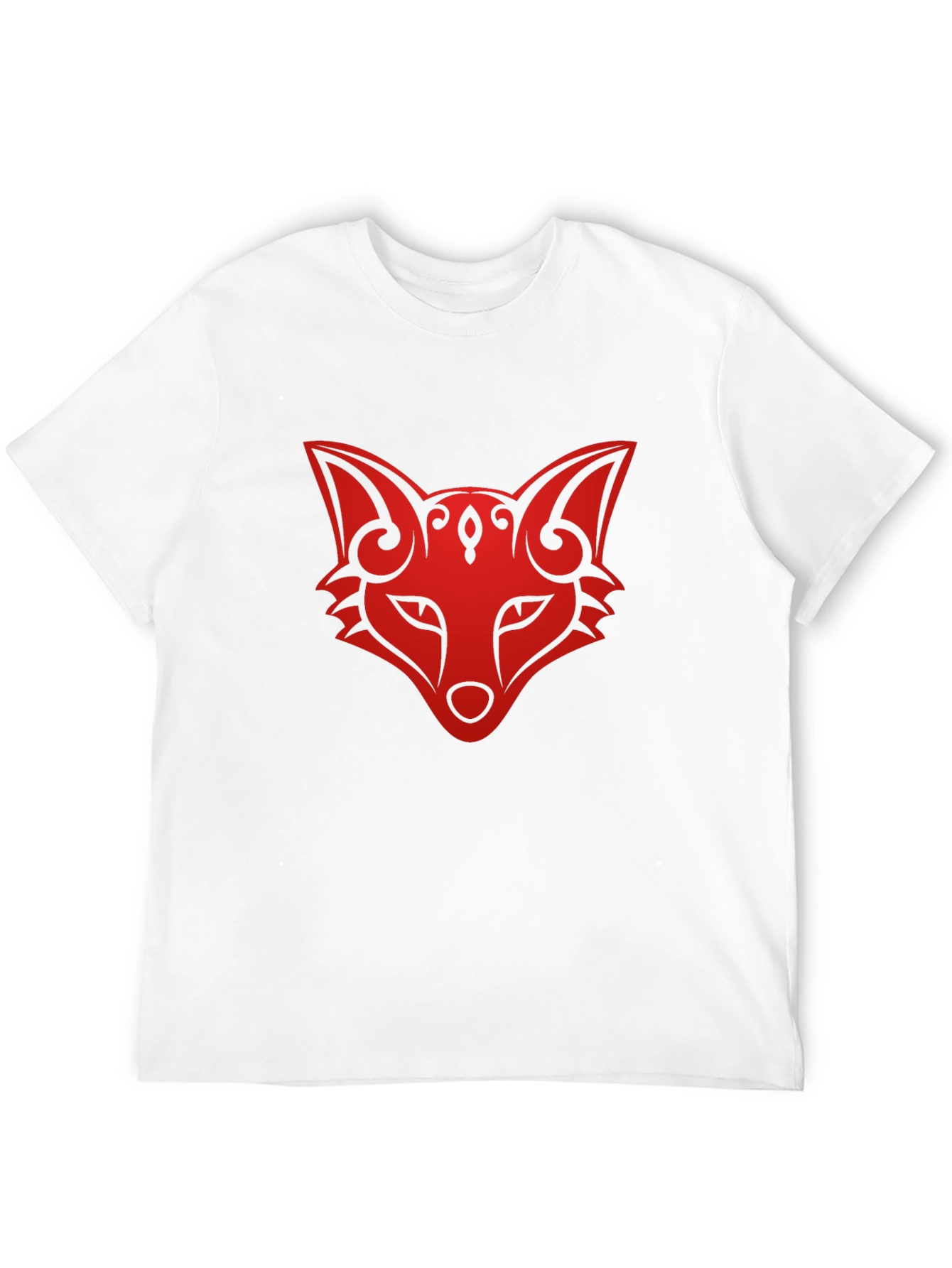 Fox Head Graphic Tee - Stylish Black T-Shirt