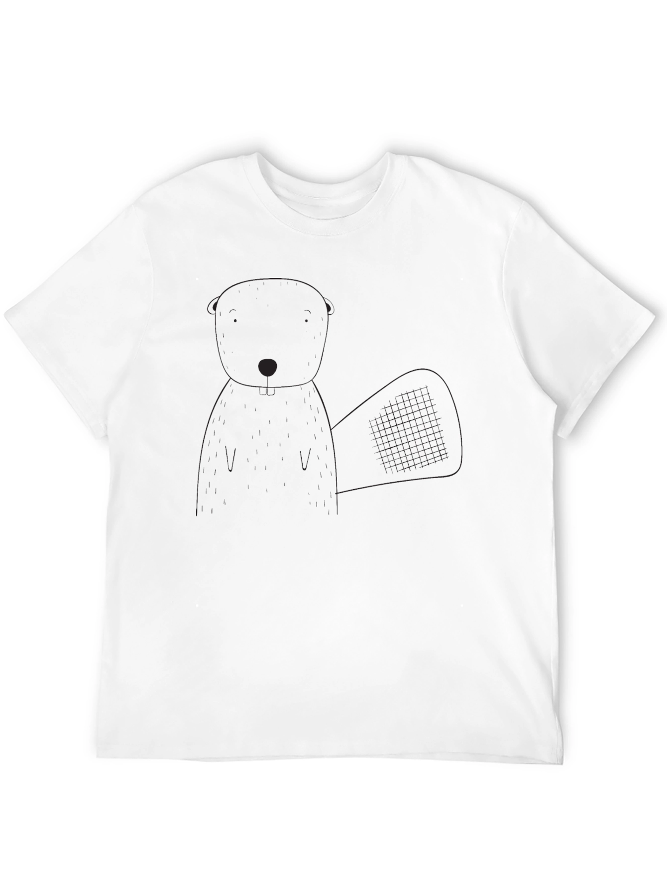 Mens Black Short Sleeve Graphic T-Shirt
