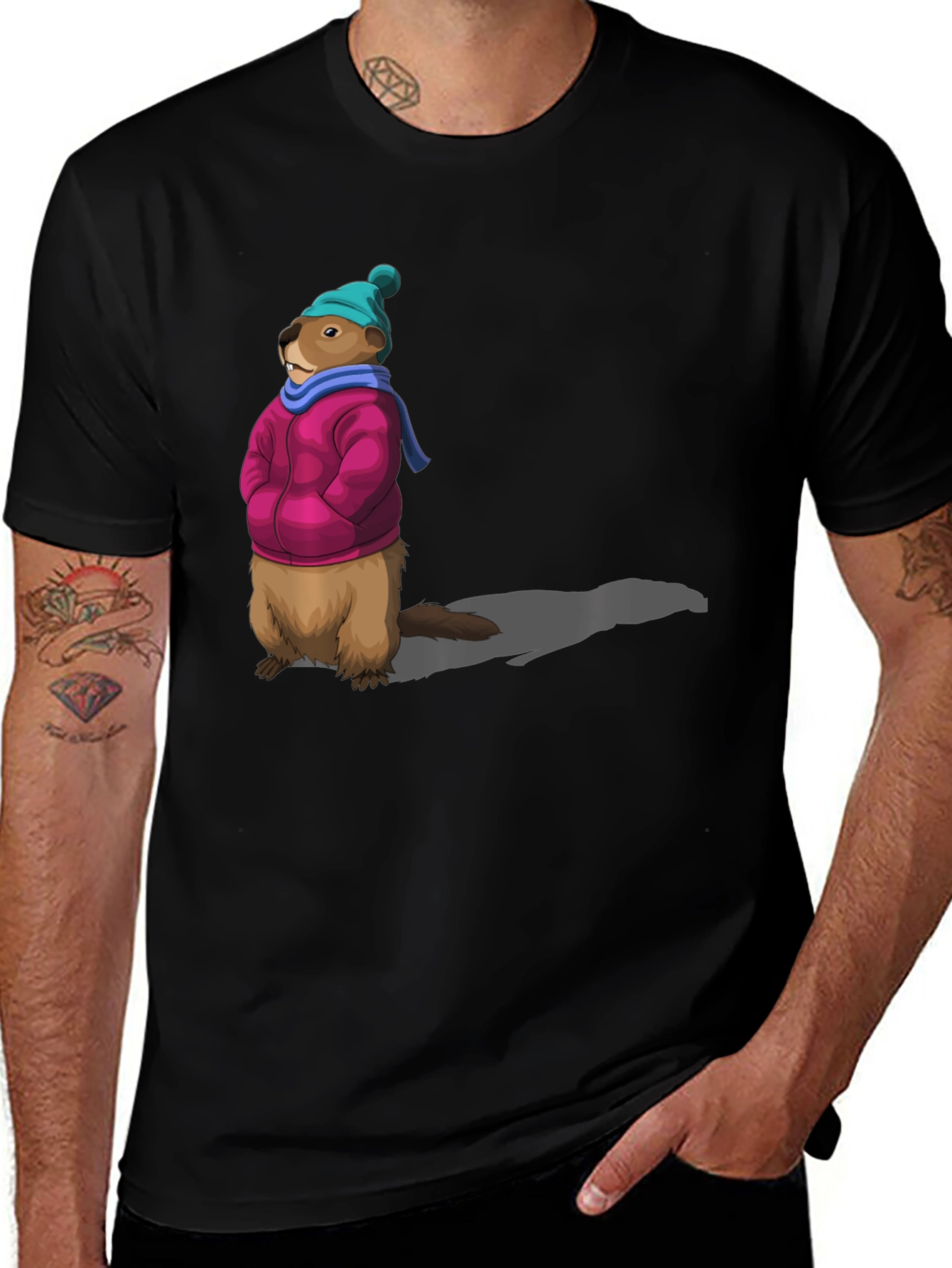 Groundhog Day T-Shirt - Winter Animal Tee